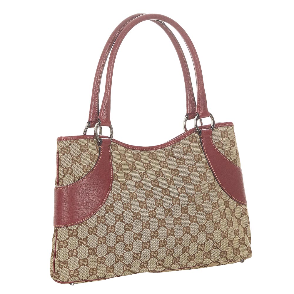 Gucci Beige GG Canvas Tote Bag 
Gucci Beige GG Canvas Tote Bag