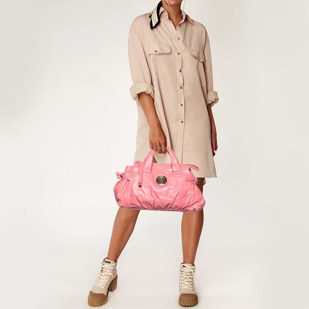 Gucci Pink Leather Hysteria Satchel