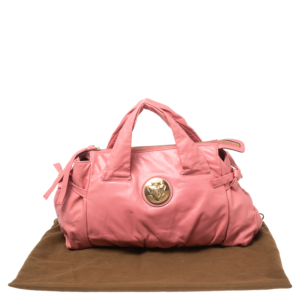 Gucci Pink Leather Hysteria Satchel