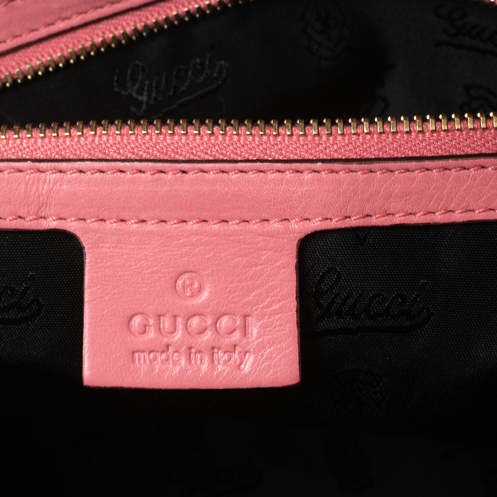 Gucci Pink Leather Hysteria Satchel