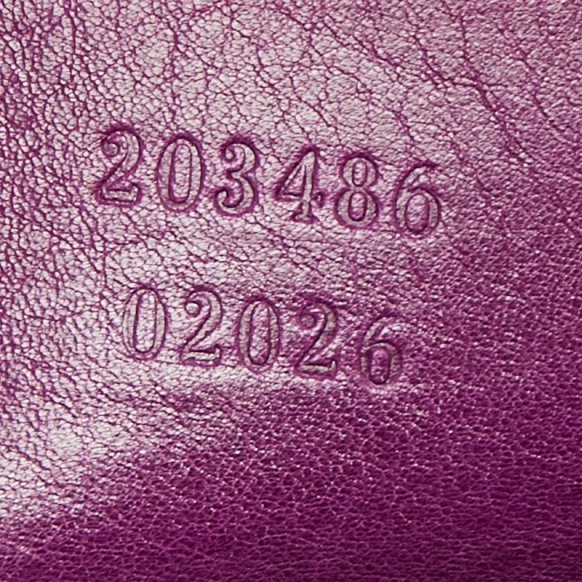 Gucci Purple Patent Leather Hysteria Hobo
