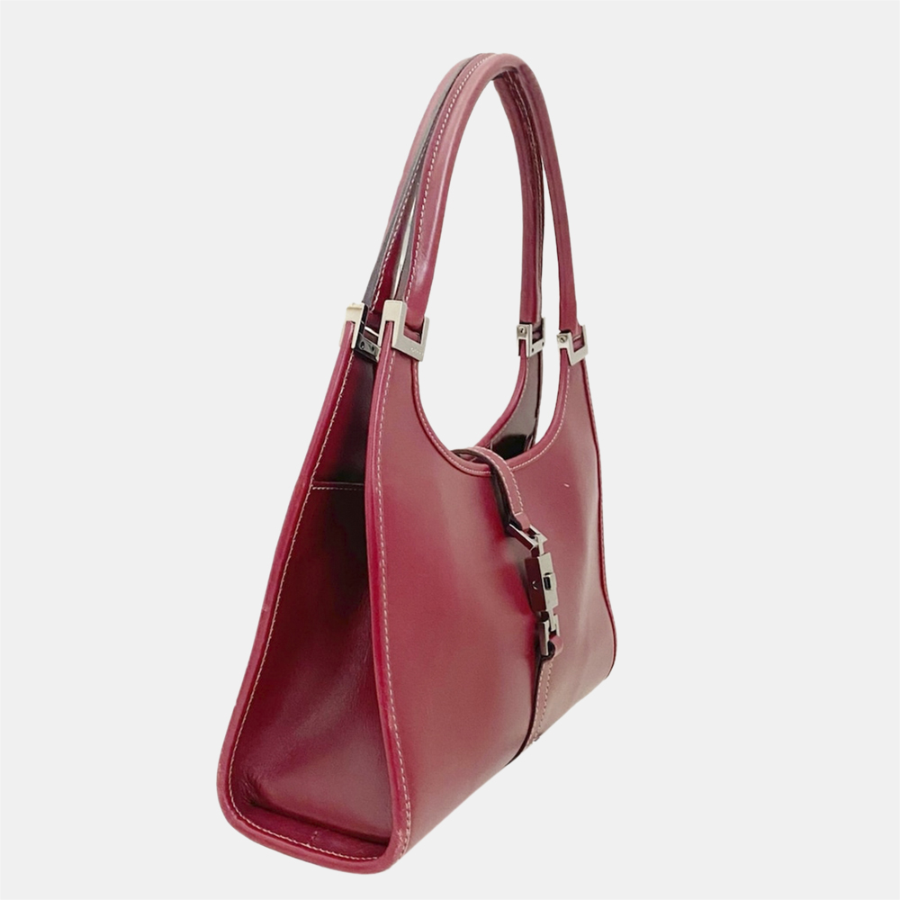 Gucci Red Jackie Leather Shoulder Bag
Gucci Red Jackie Leather Shoulder Bag