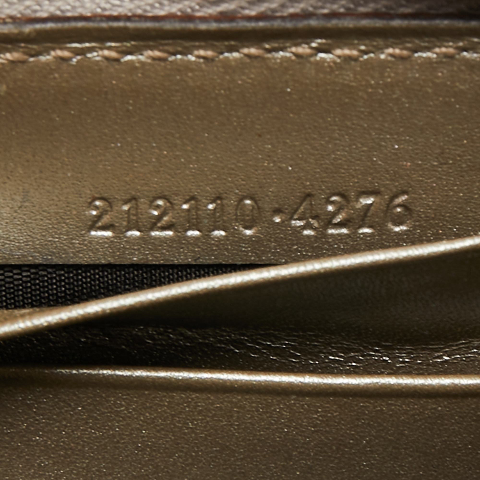 Gucci Metallic Silver GG Imprime Canvas Zip Around Wallet