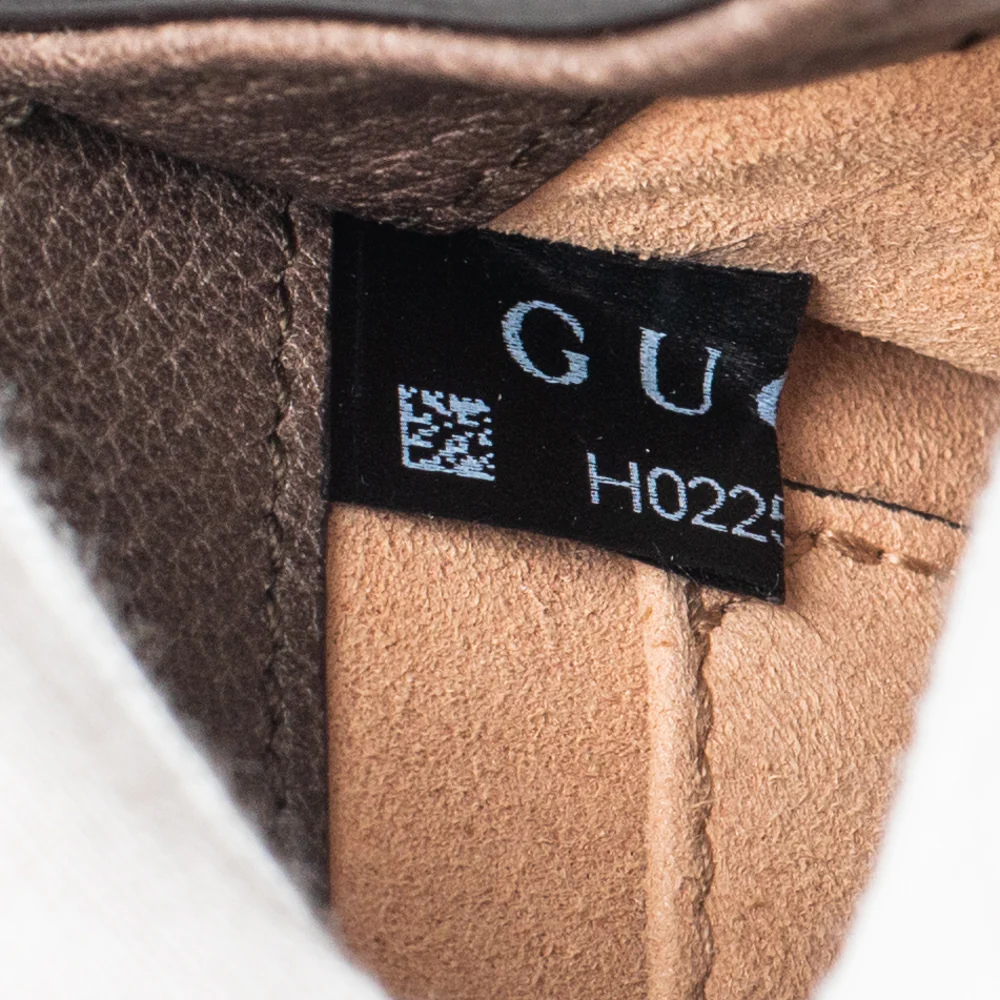 Gucci Linea Totem Shoulder Bag In Brown Leather