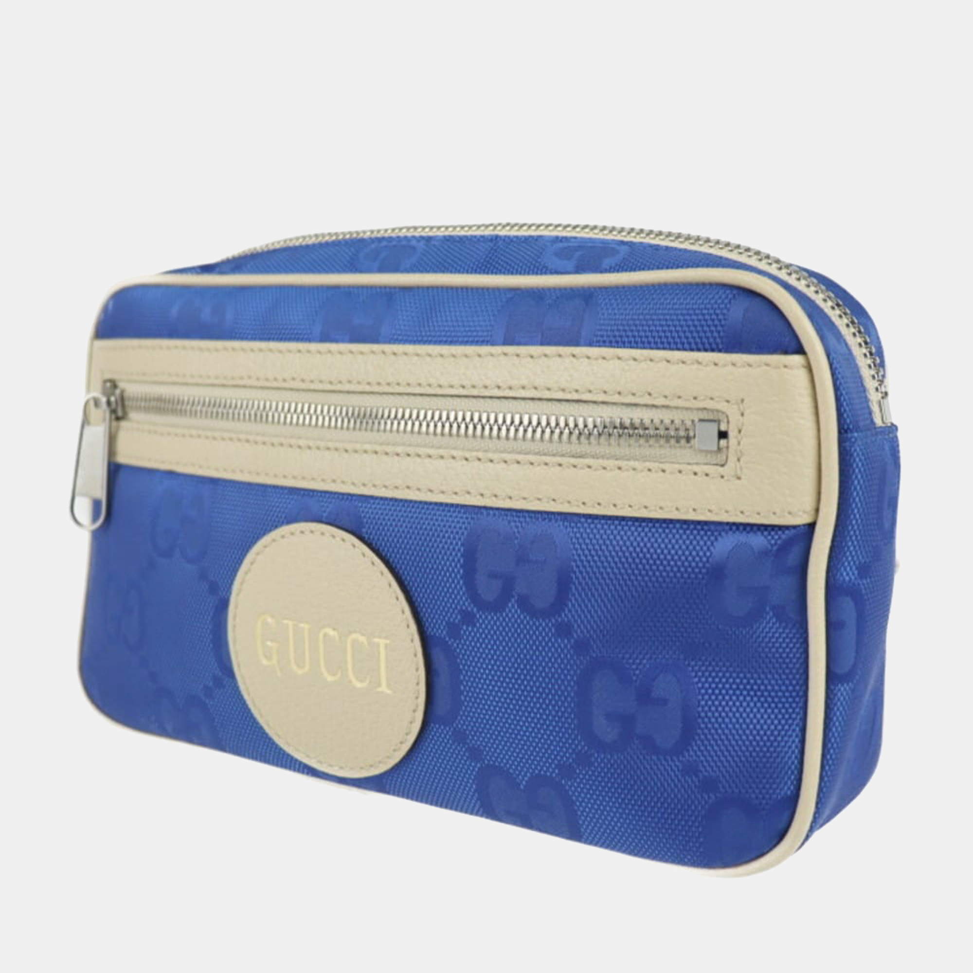 Gucci Blue GG Nylon Off The Grid Belt Bag