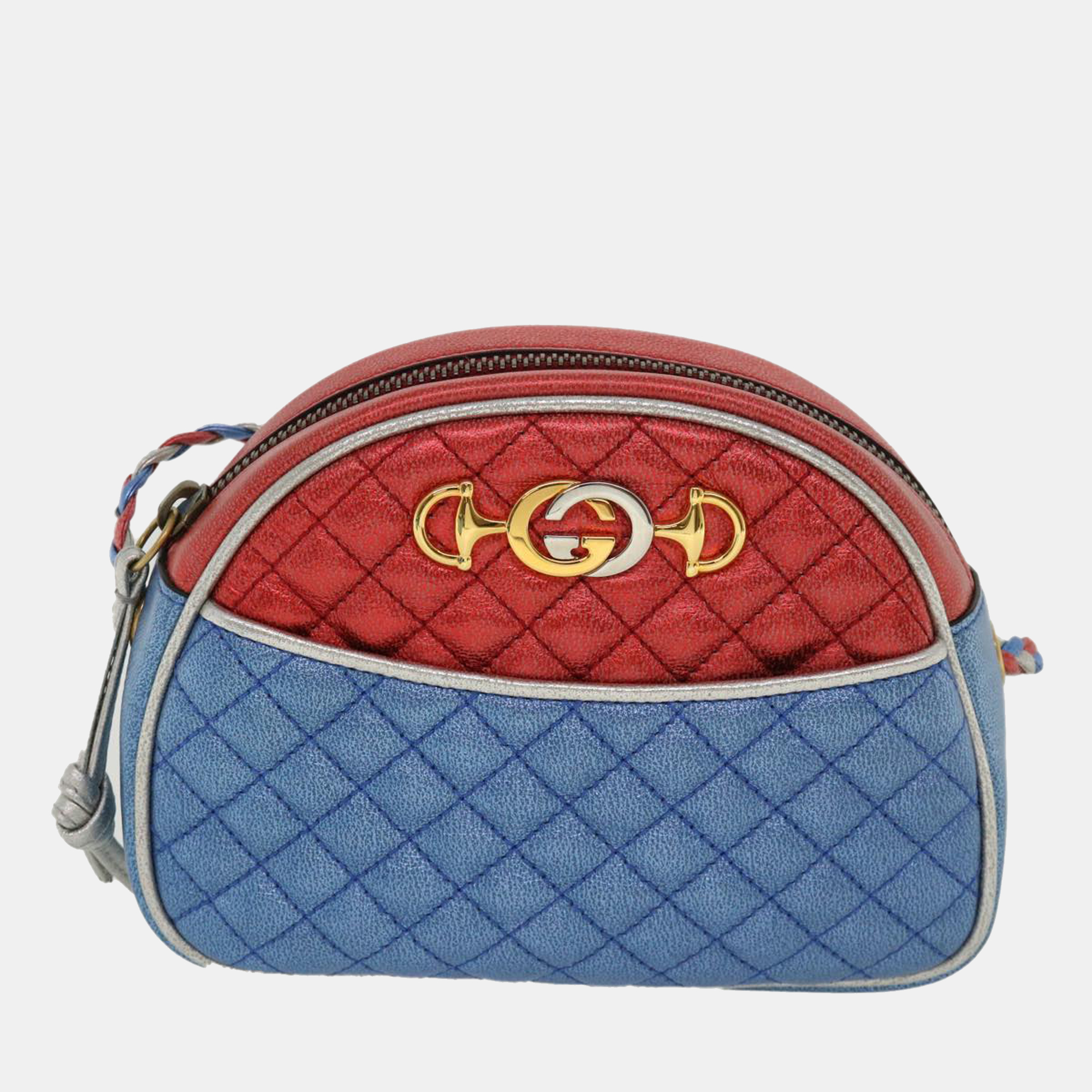 Gucci Multi Leather Zumi Trapuntata Shoulder Bag