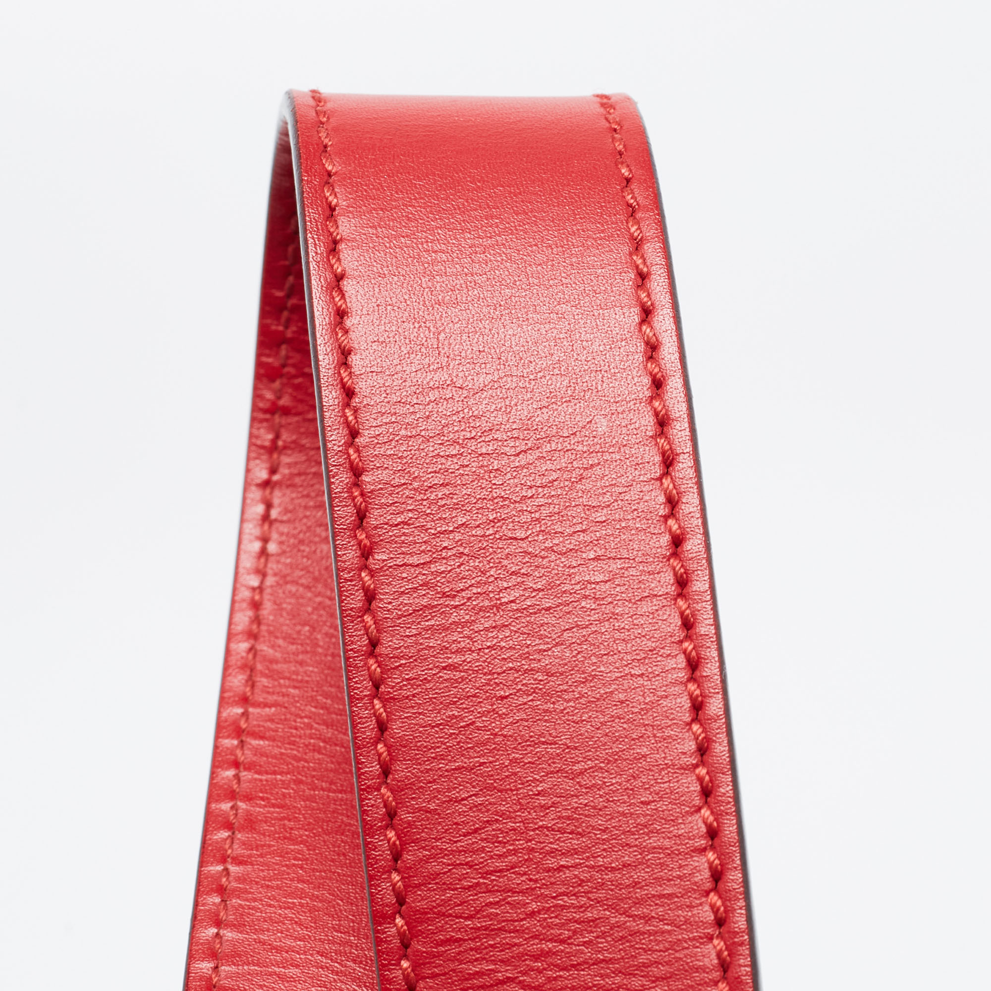 Gucci Red Leather Small Sylvie Web Shoulder Bag
