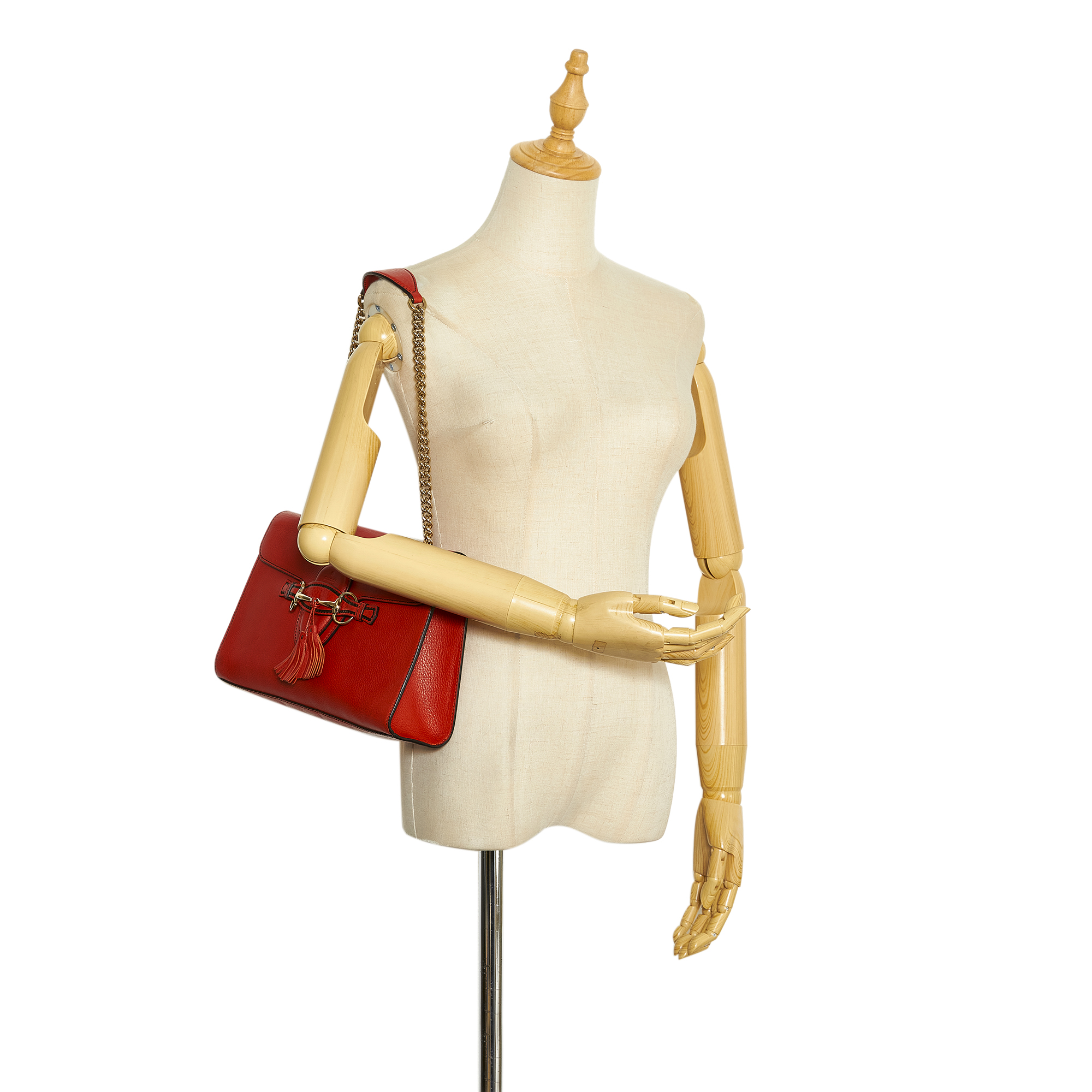 Gucci Red Emily Shoulder Bag