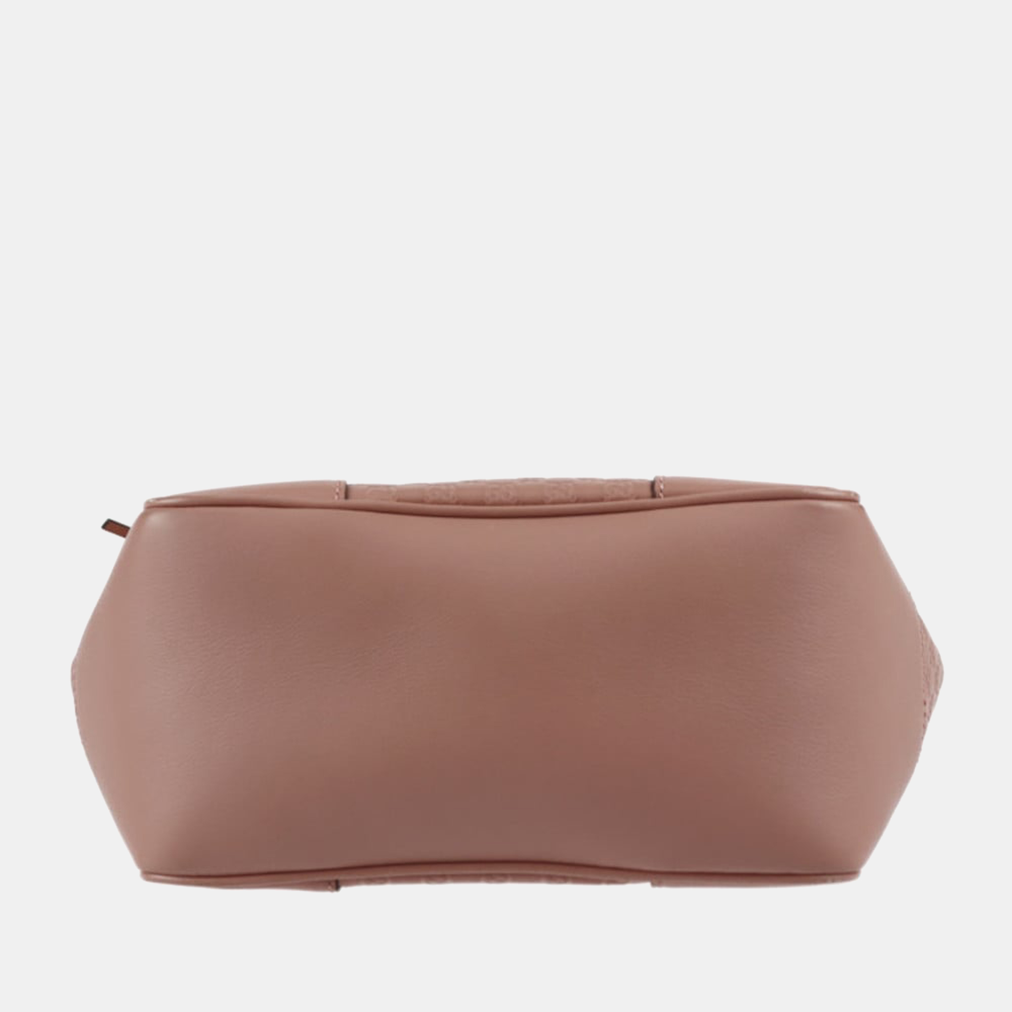 Gucci Pink Microguccissima Leather Medium Bree Tote Bag