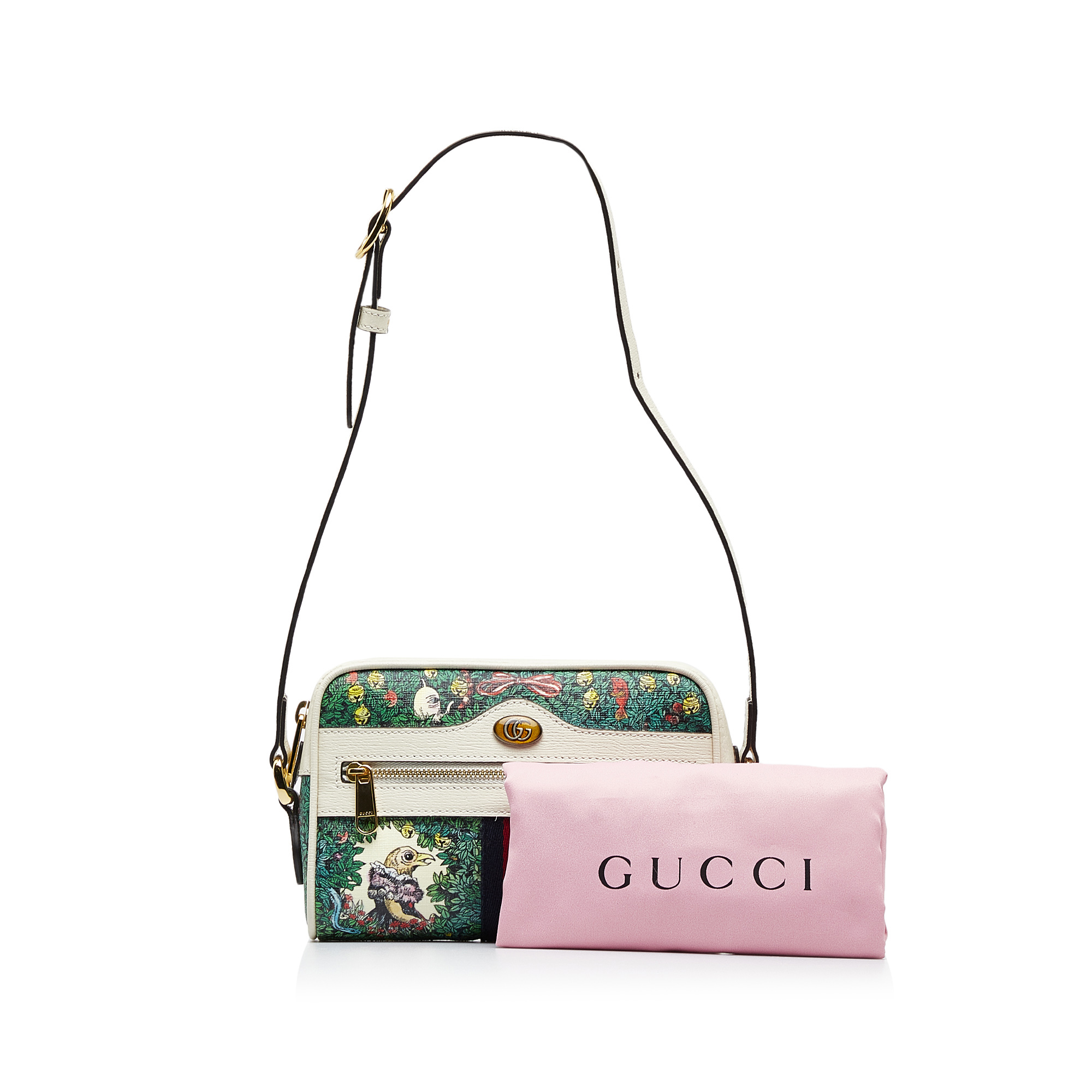 Gucci Green, Multicolor X Yuko Higuchi Ophidia Shoulder Bag