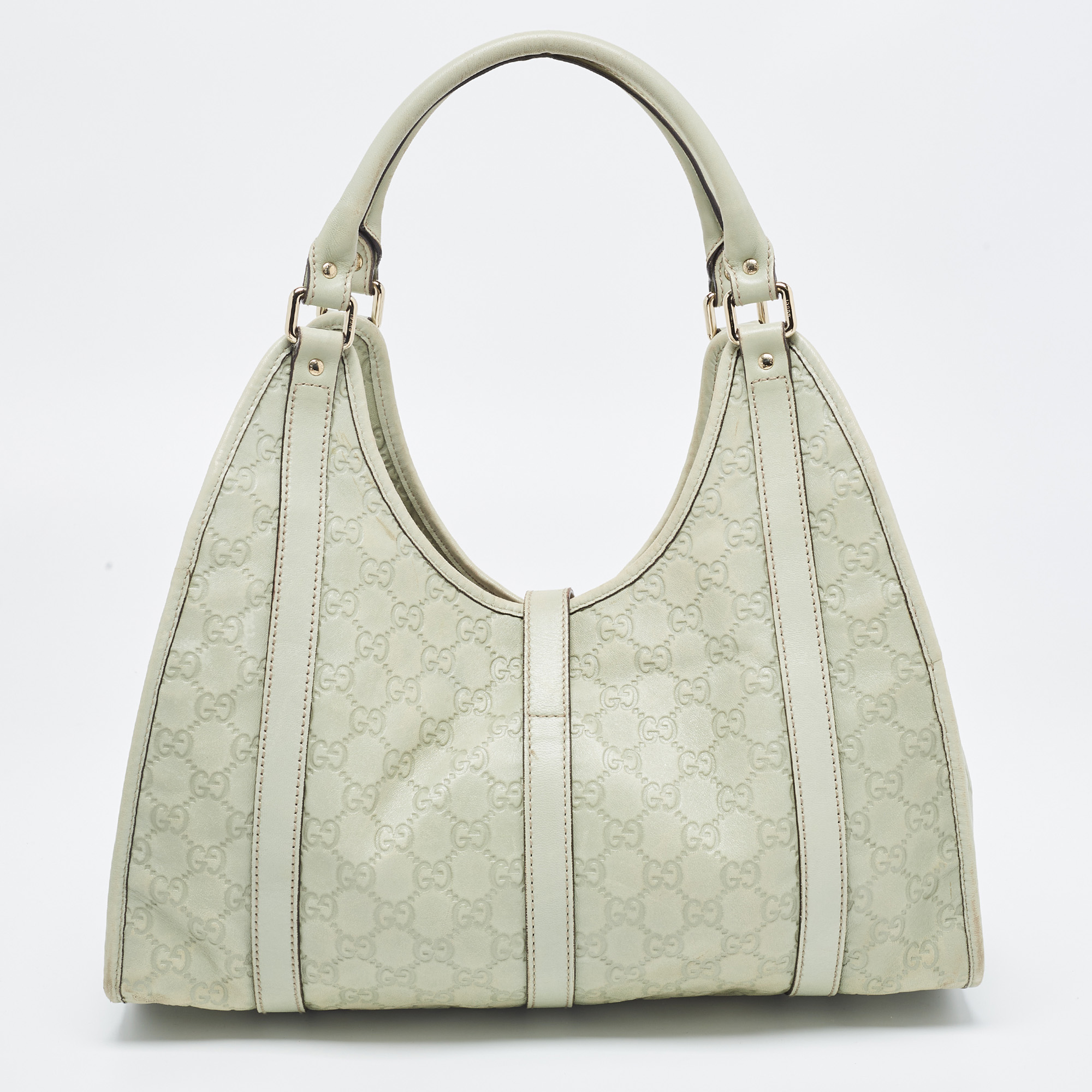 Gucci Green Guccissima Leather Bardot Joy Bag