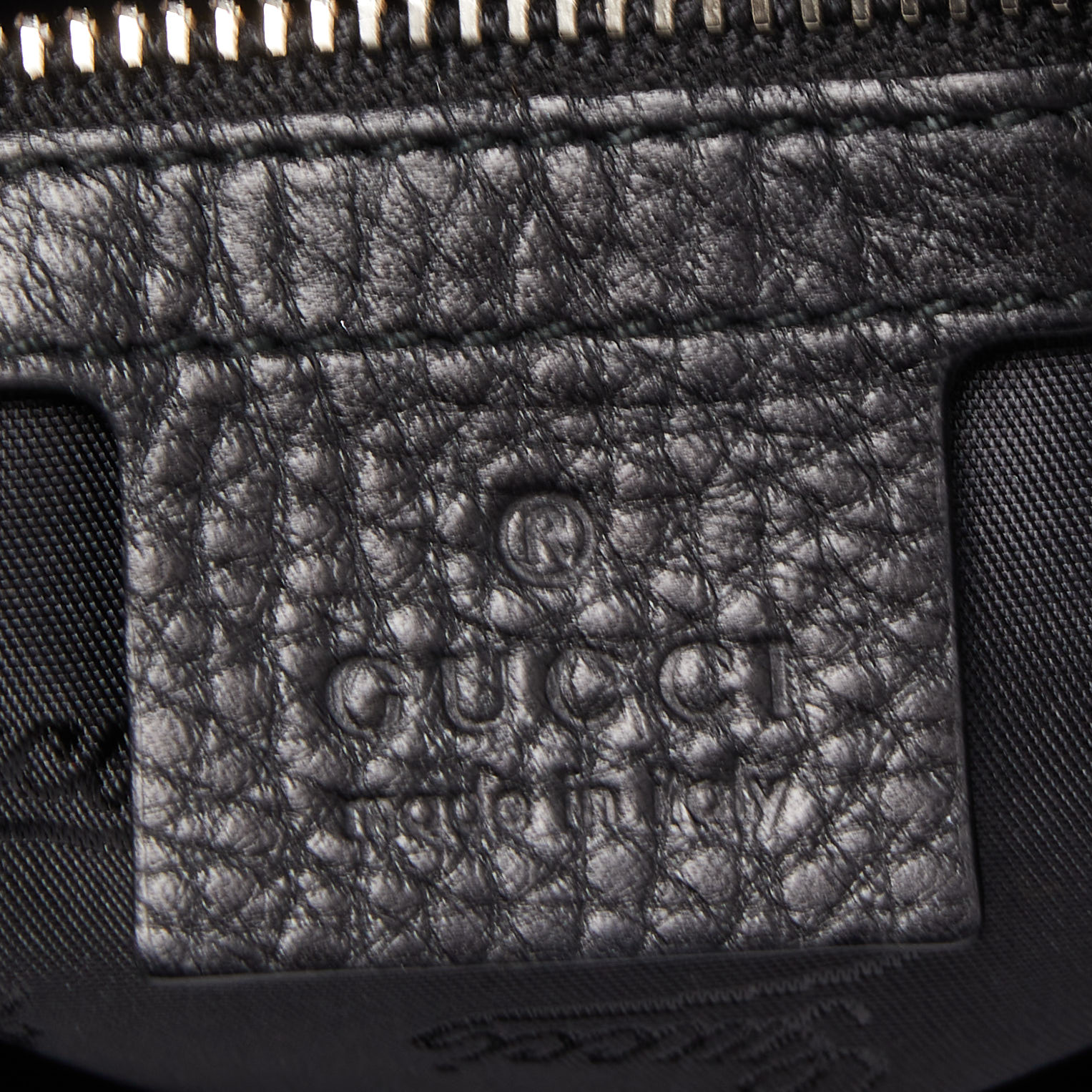 Gucci Black GG Neoprene And Leather Tassel Detail Hobo