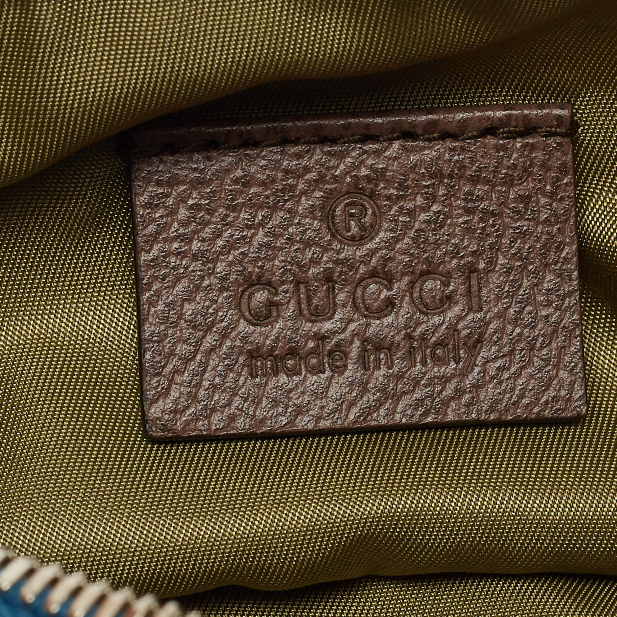 Gucci X The North Face Multicolor Printed Nylon Belt Bag