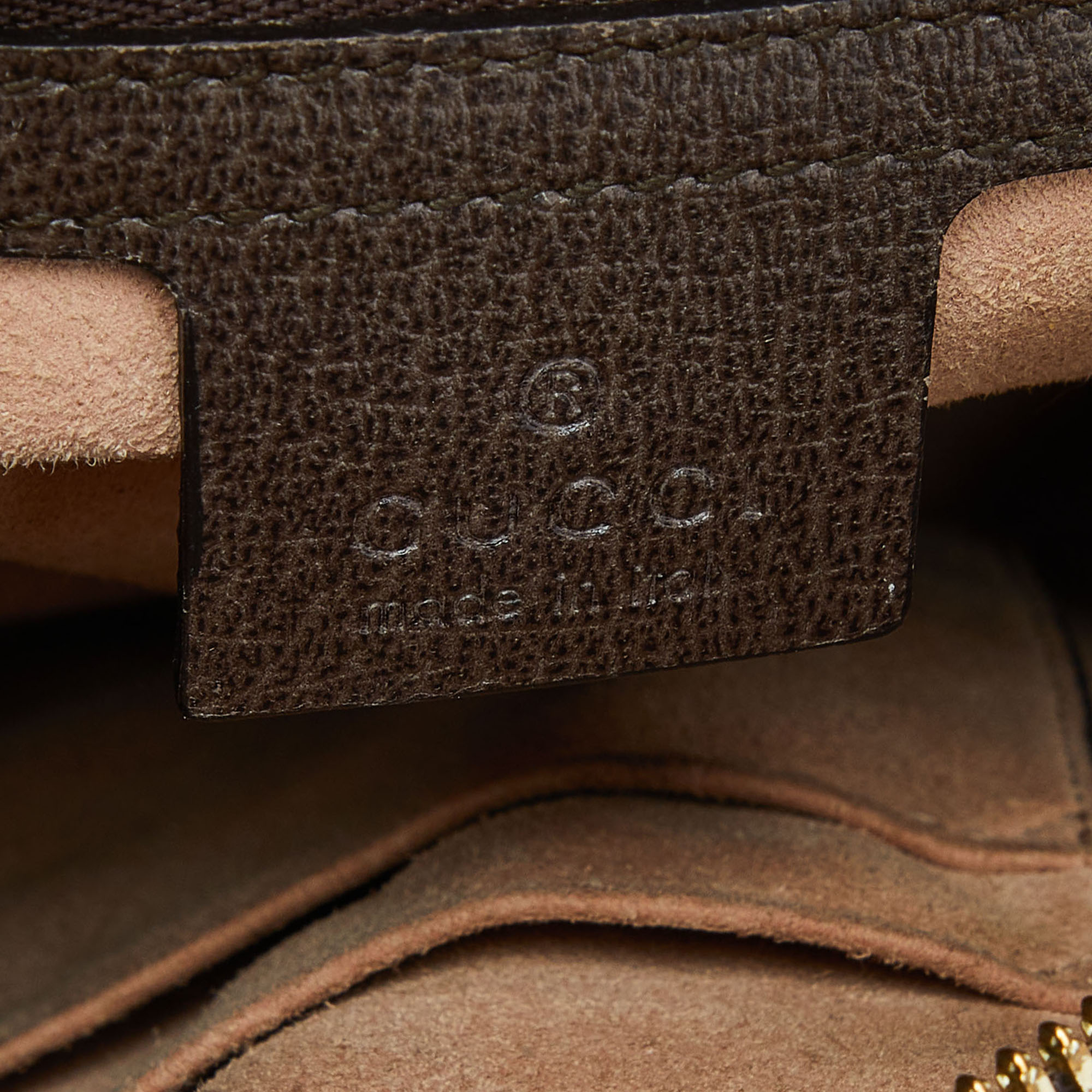 Gucci Multicolor Bengal Tiger GG Supreme Canvas And Leather Small Boston Bag