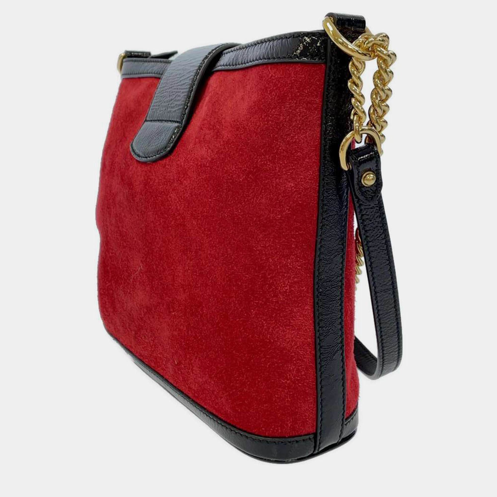 Gucci Red Velvet Medium Dionysus Tote Bag