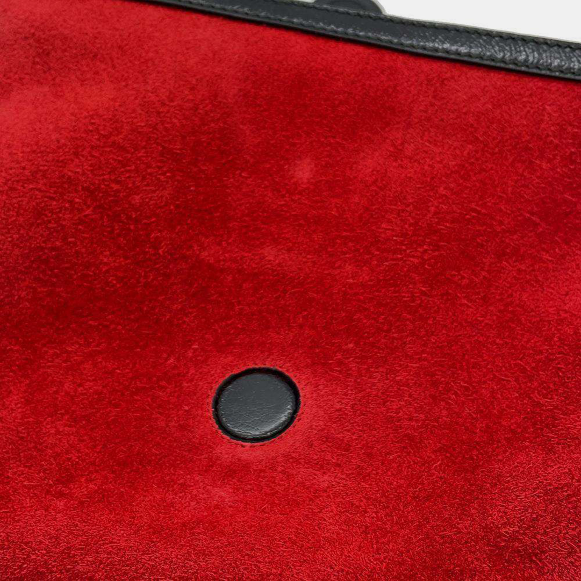 Gucci Red Velvet Medium Dionysus Tote Bag