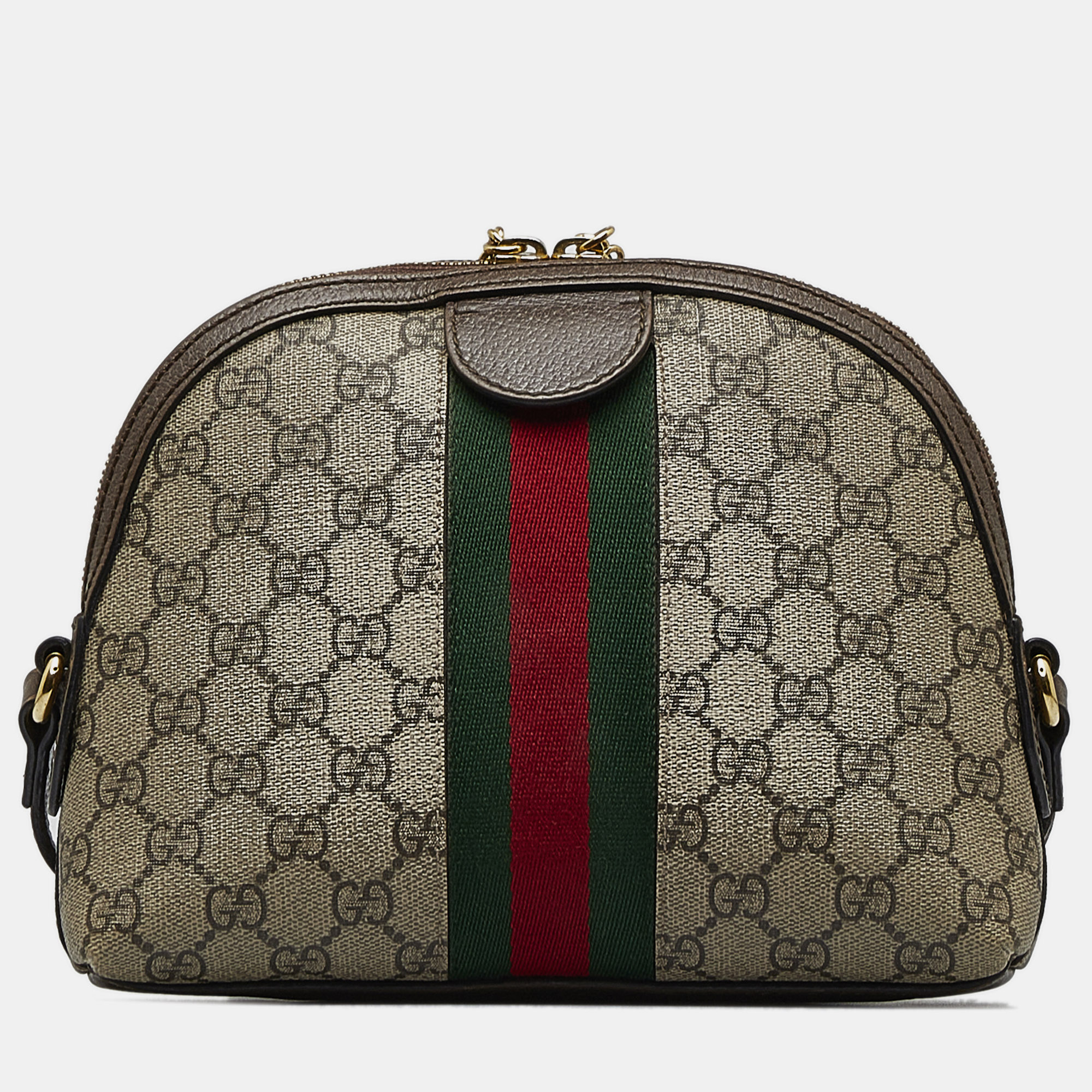 Gucci Small GG Supreme Ophidia Dome Crossbody Bag