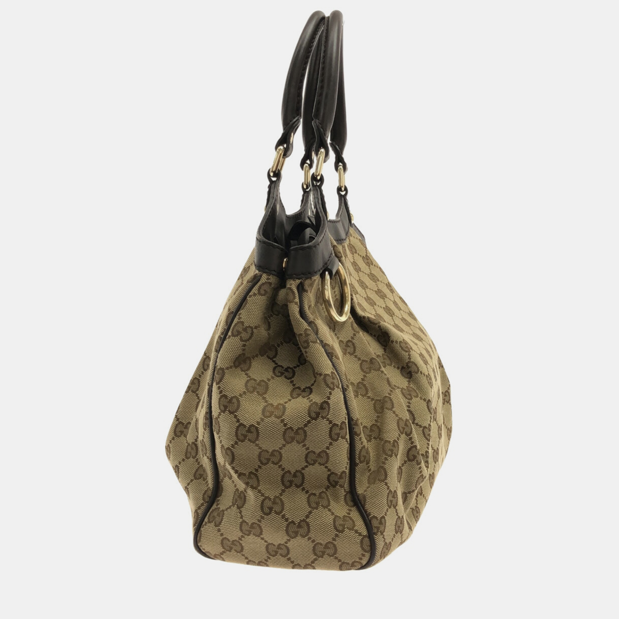Gucci Beige GG Canvas Medium Sukey Tote Bag