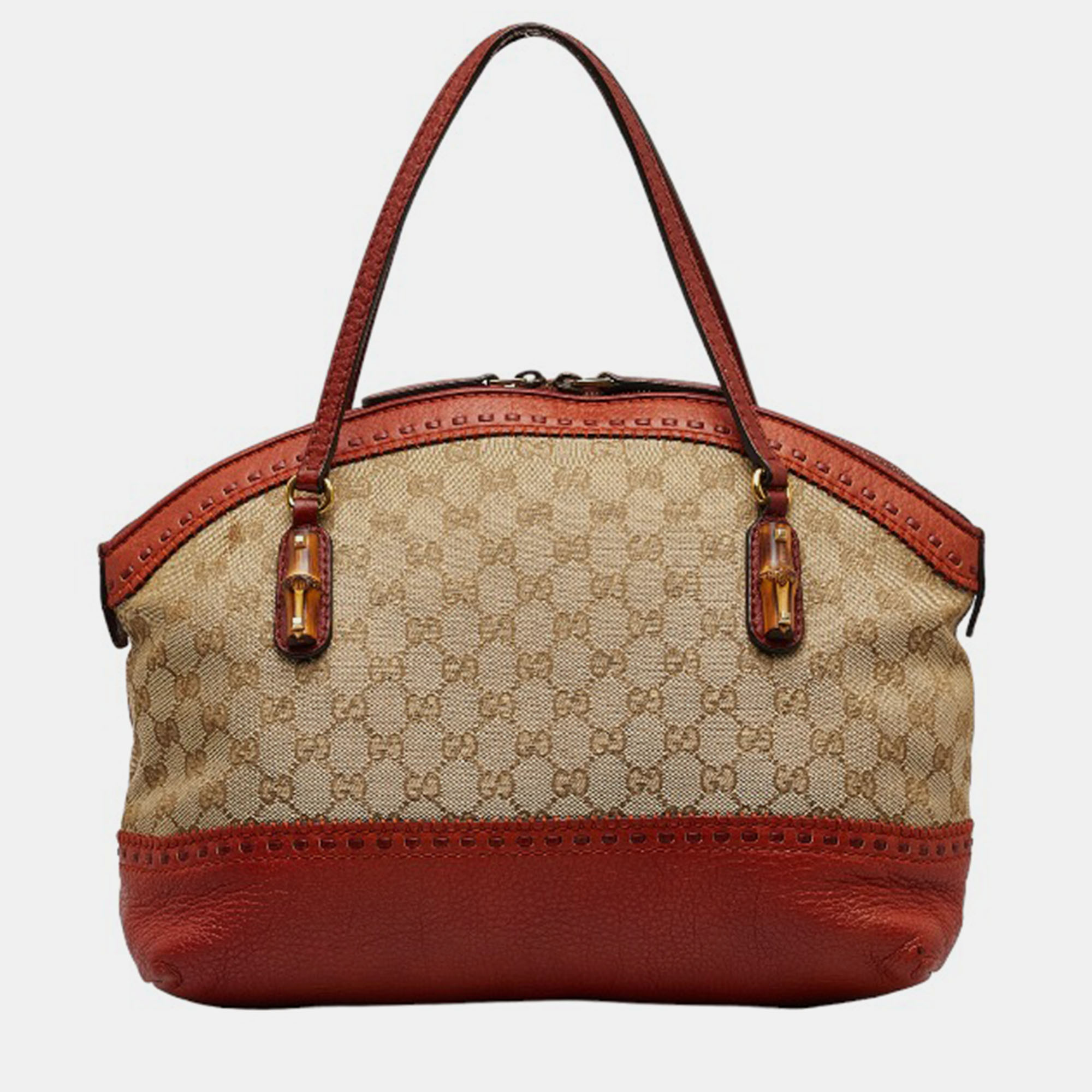 Gucci Brown GG Canvas Laidback Crafty Tote Bag