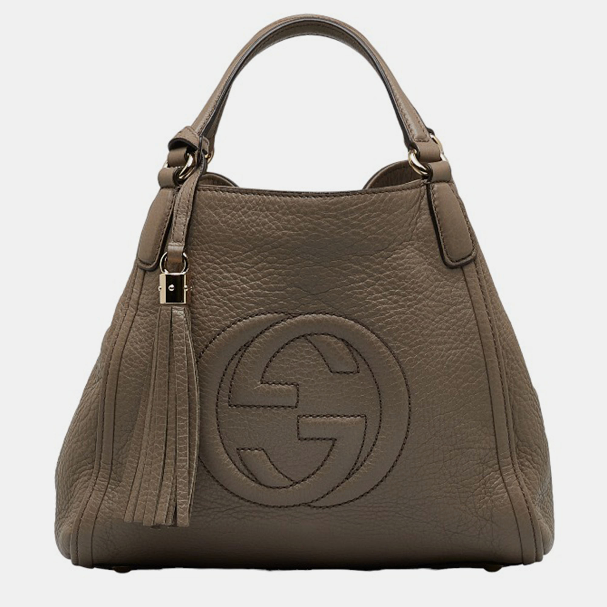 Gucci Brown Leather Soho Handbag