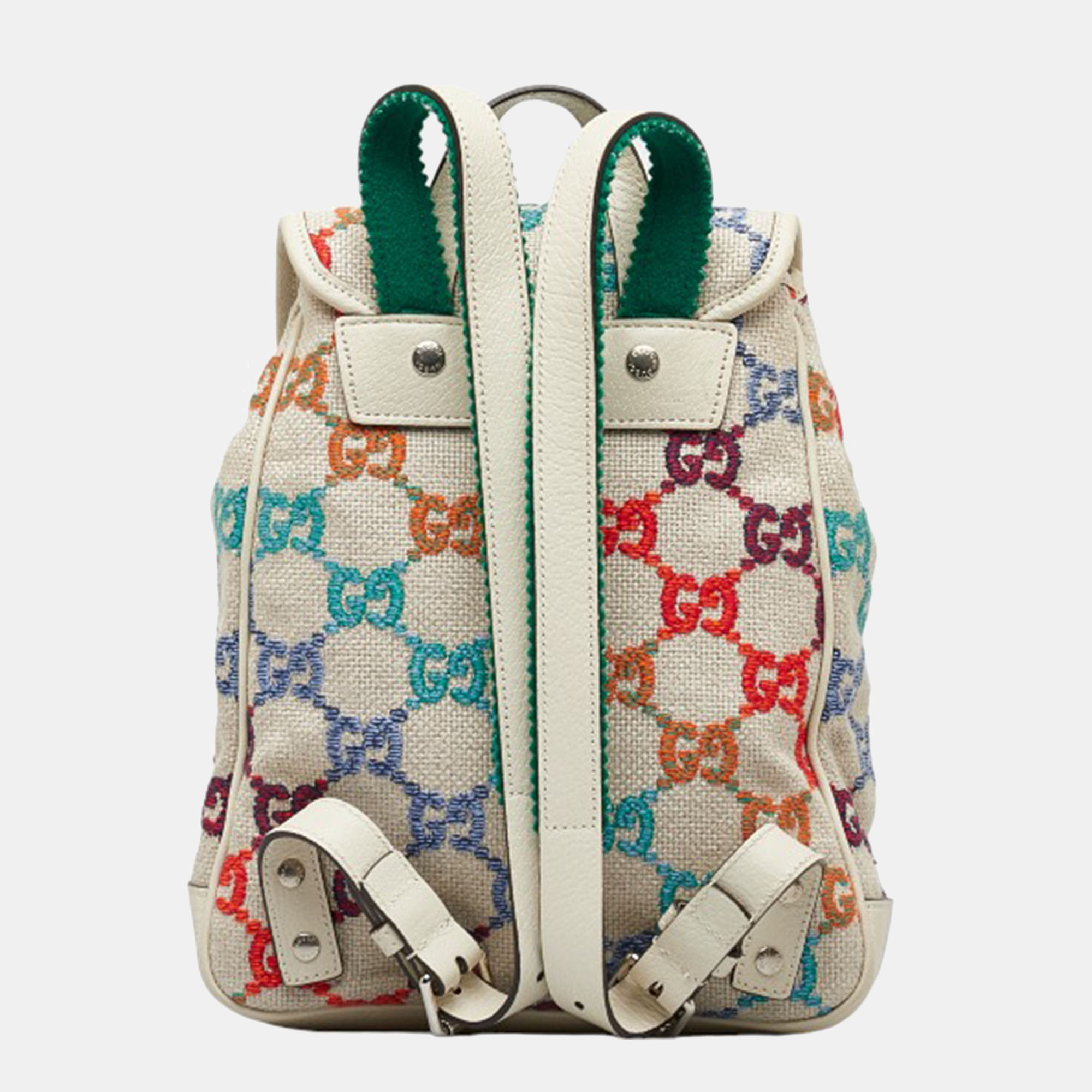 Gucci Beige Canvas GG Canvas Children's Backpack