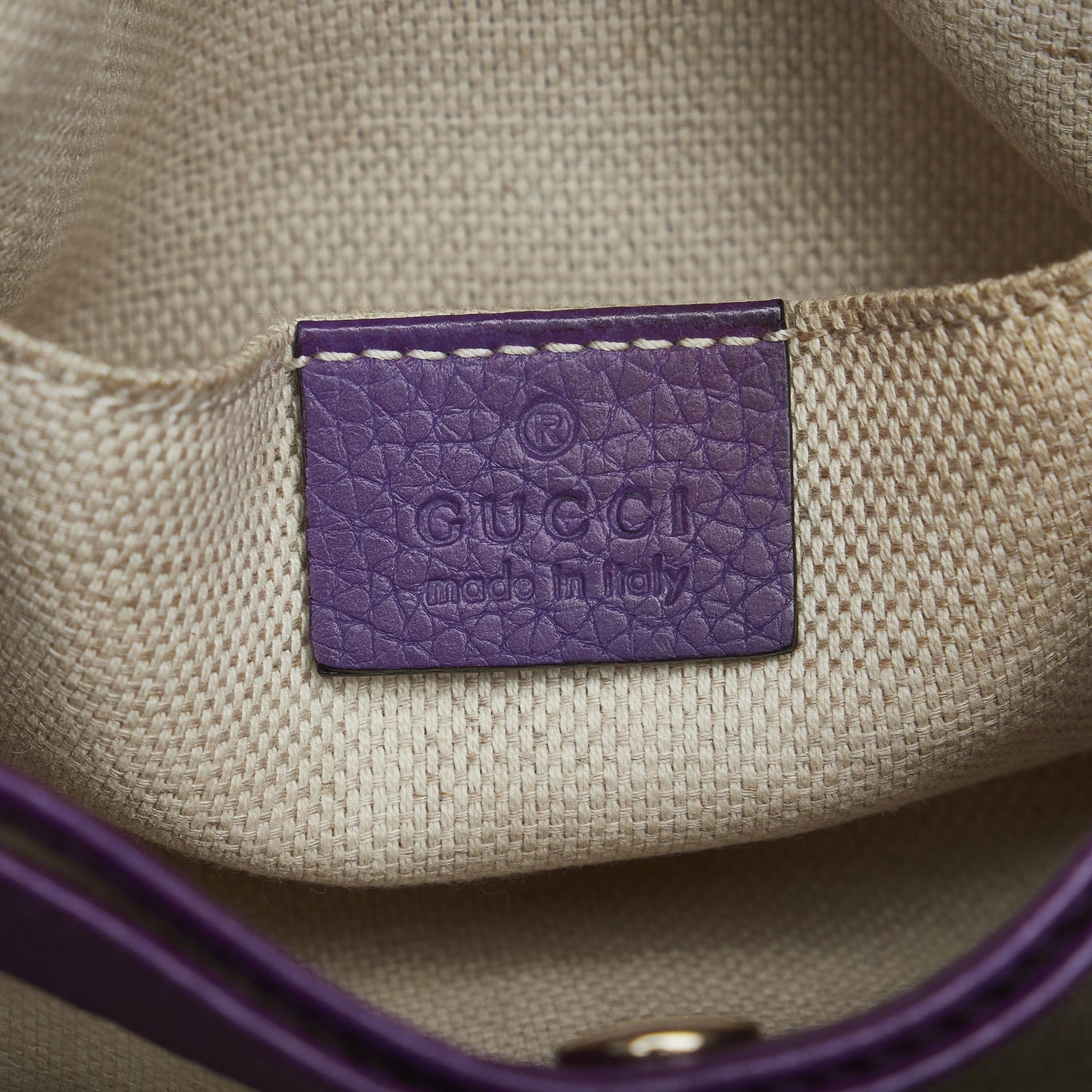 Gucci Purple Soho Chain Tote