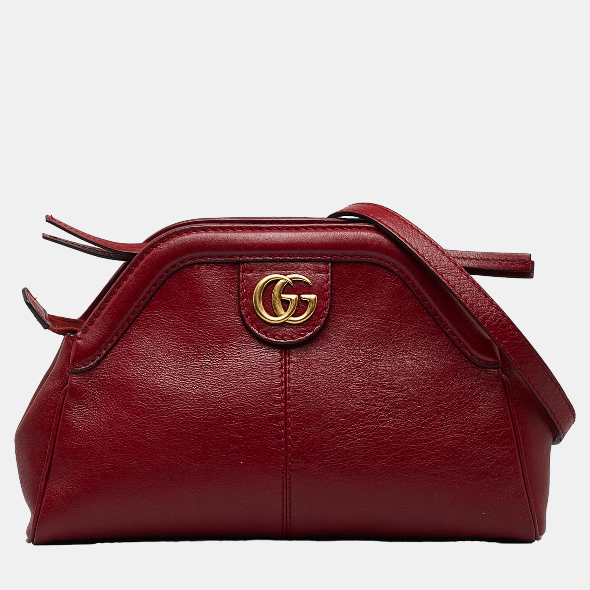Gucci Red Small Re(belle) Crossbody Bag