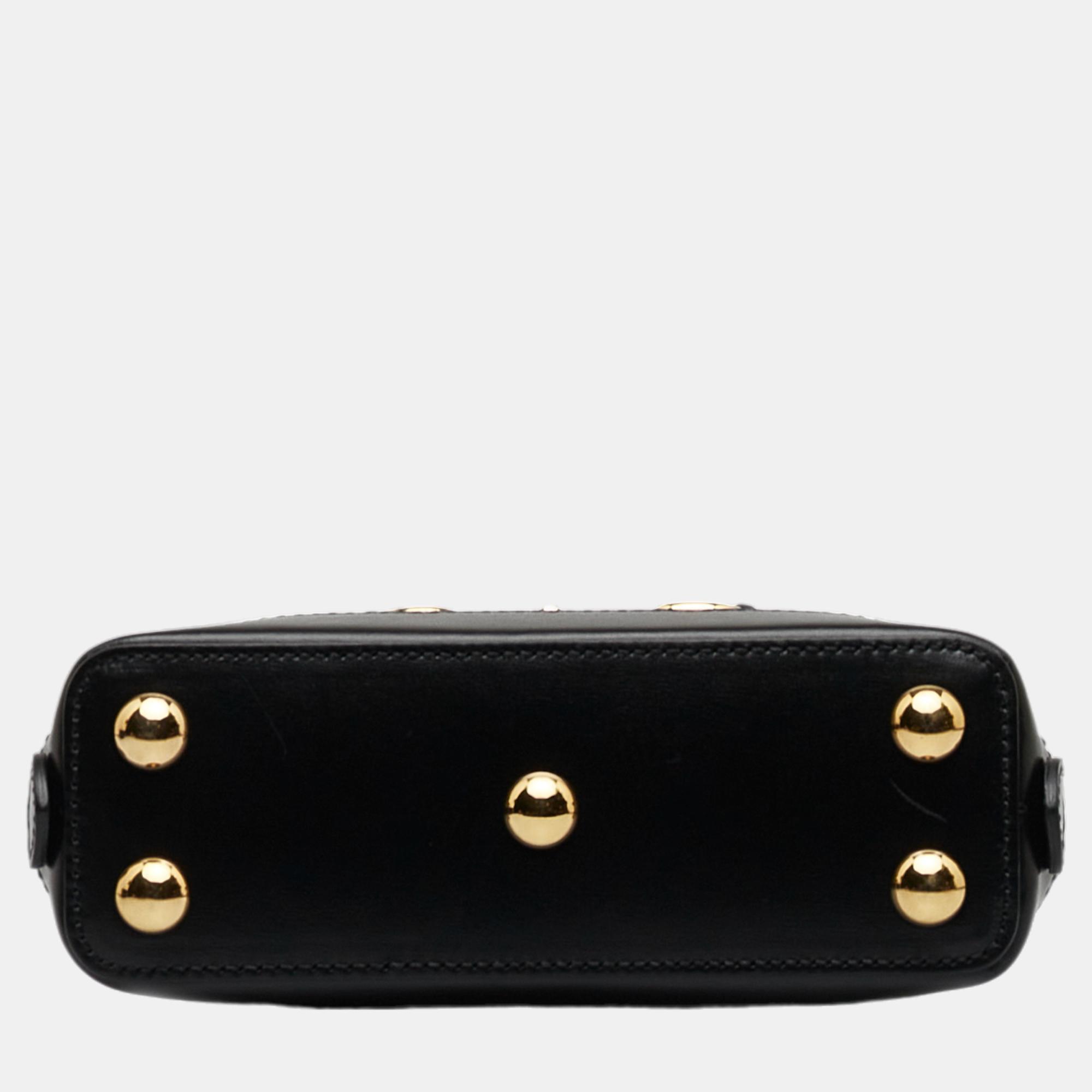 Gucci Mini Bicolor Horsebit 1955 Top Handle Bag