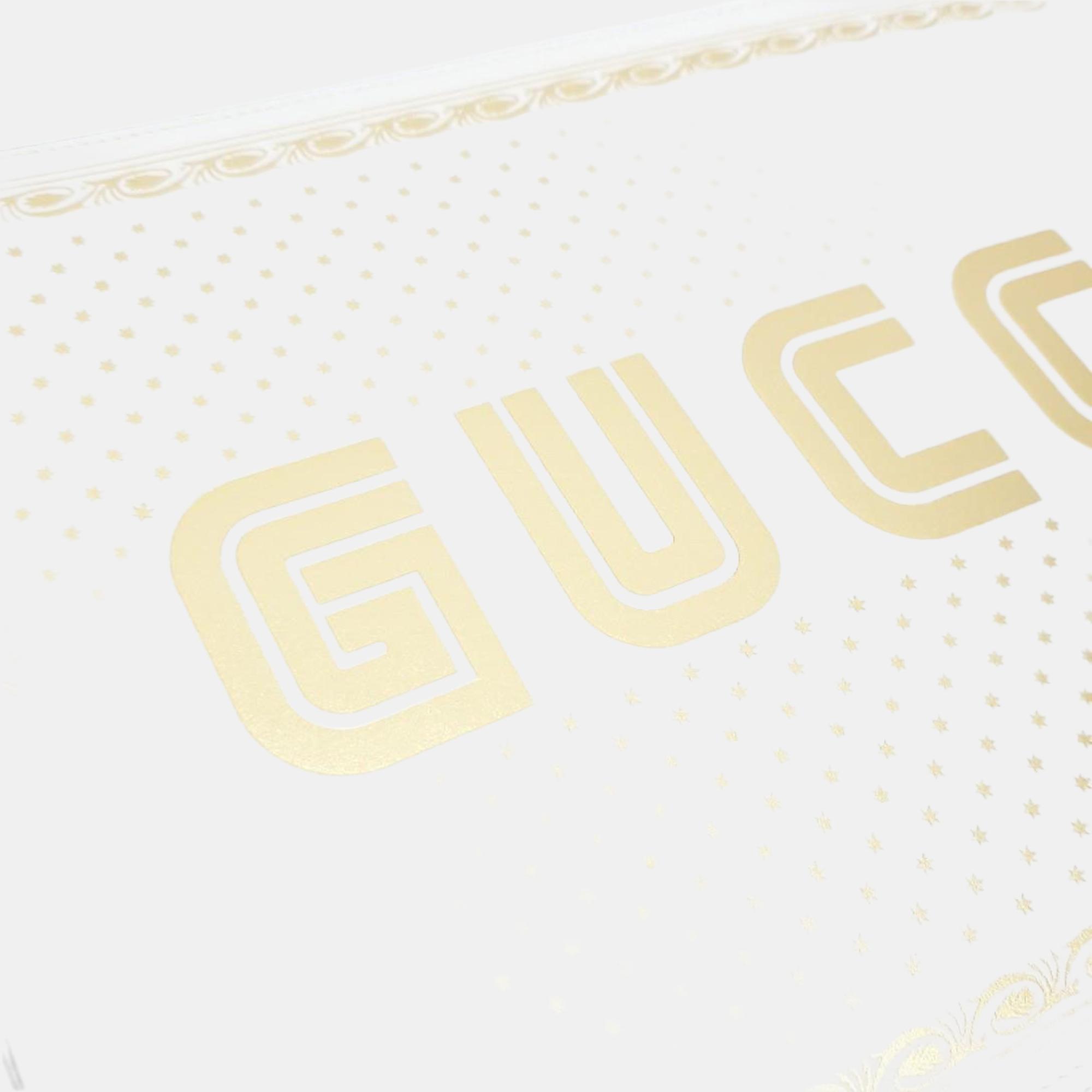 Gucci White Leather Clutch (510489)