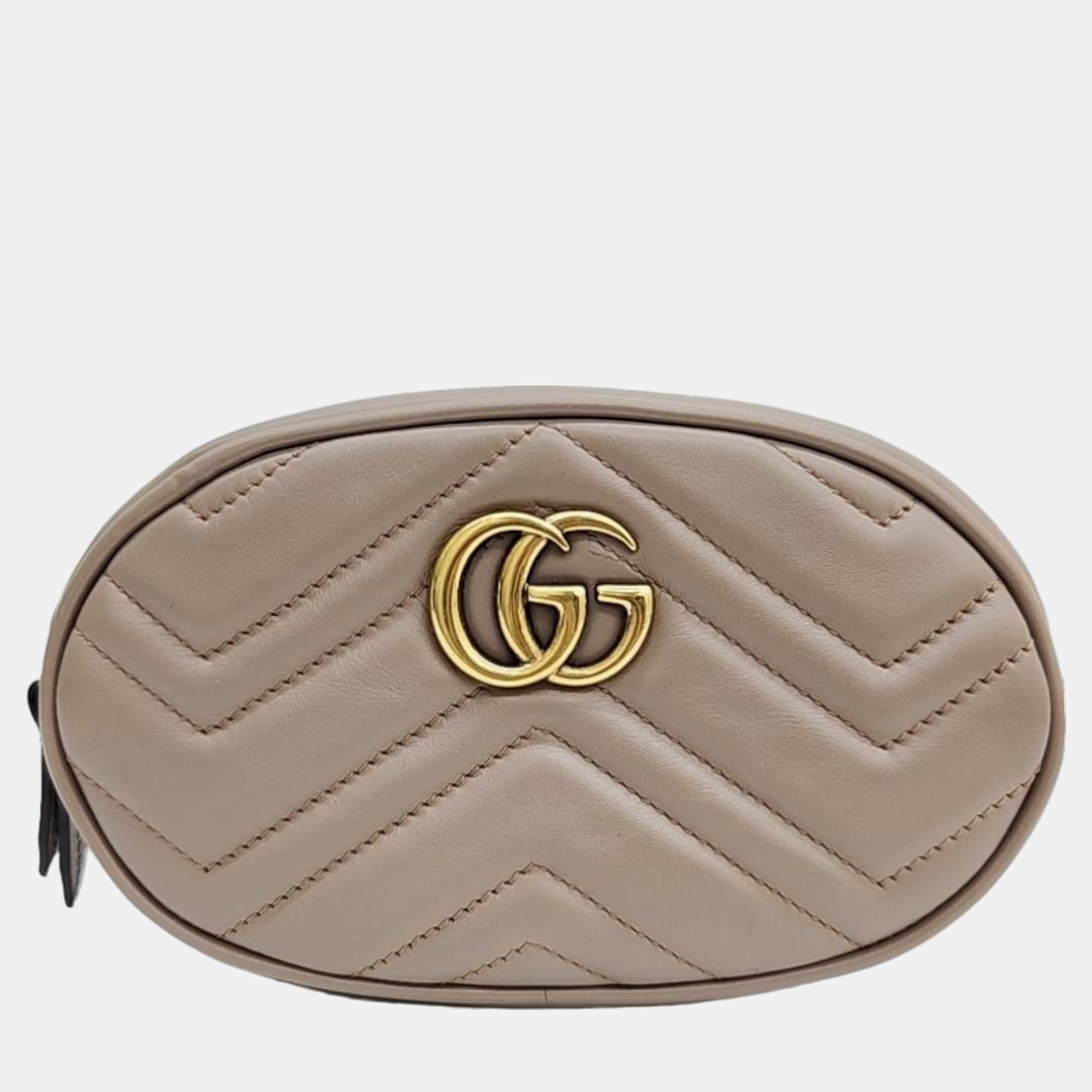 Gucci GG Marmont Matelasse Belt Bag (476434)