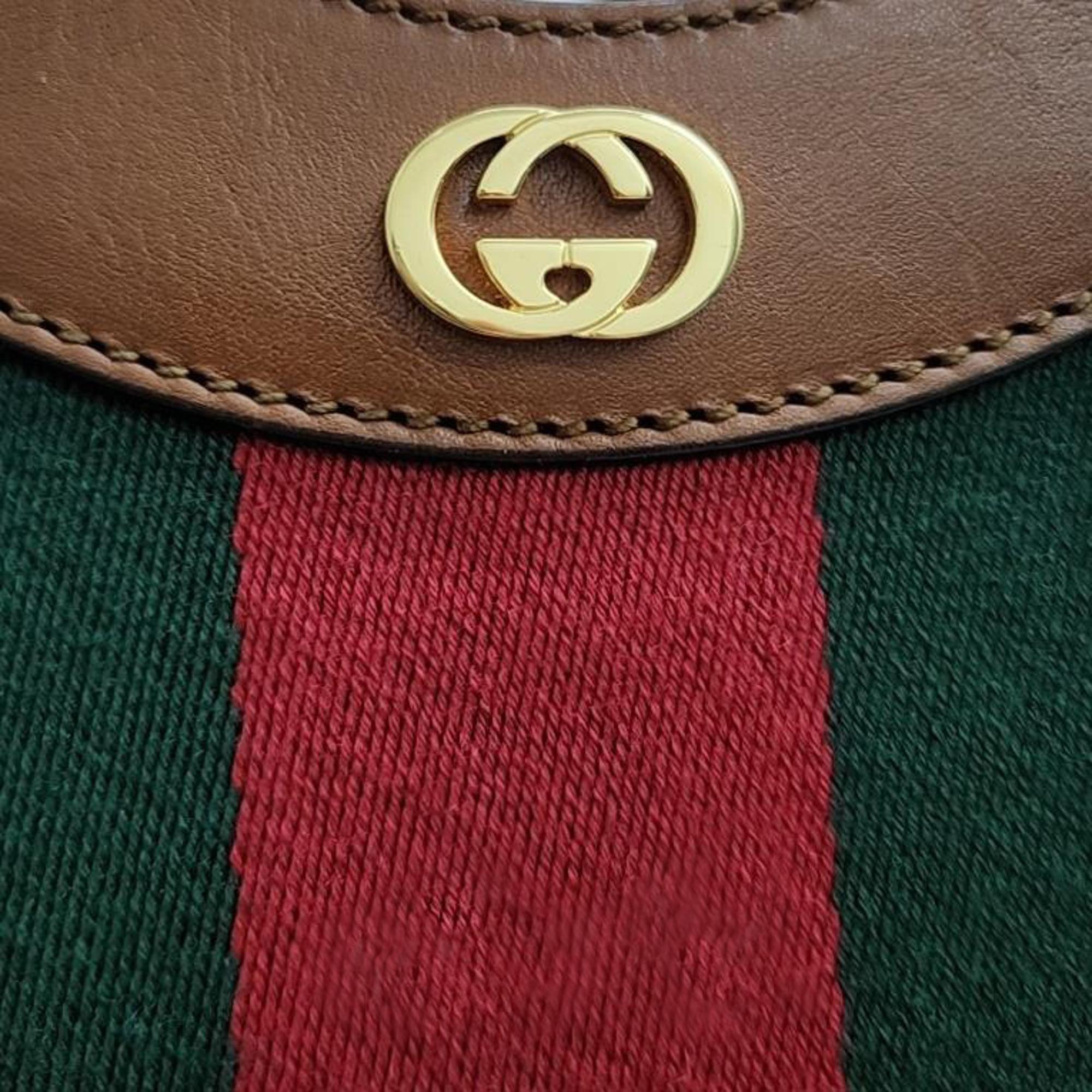 Gucci Web Tote And Chain Shoulder Bag (564604)