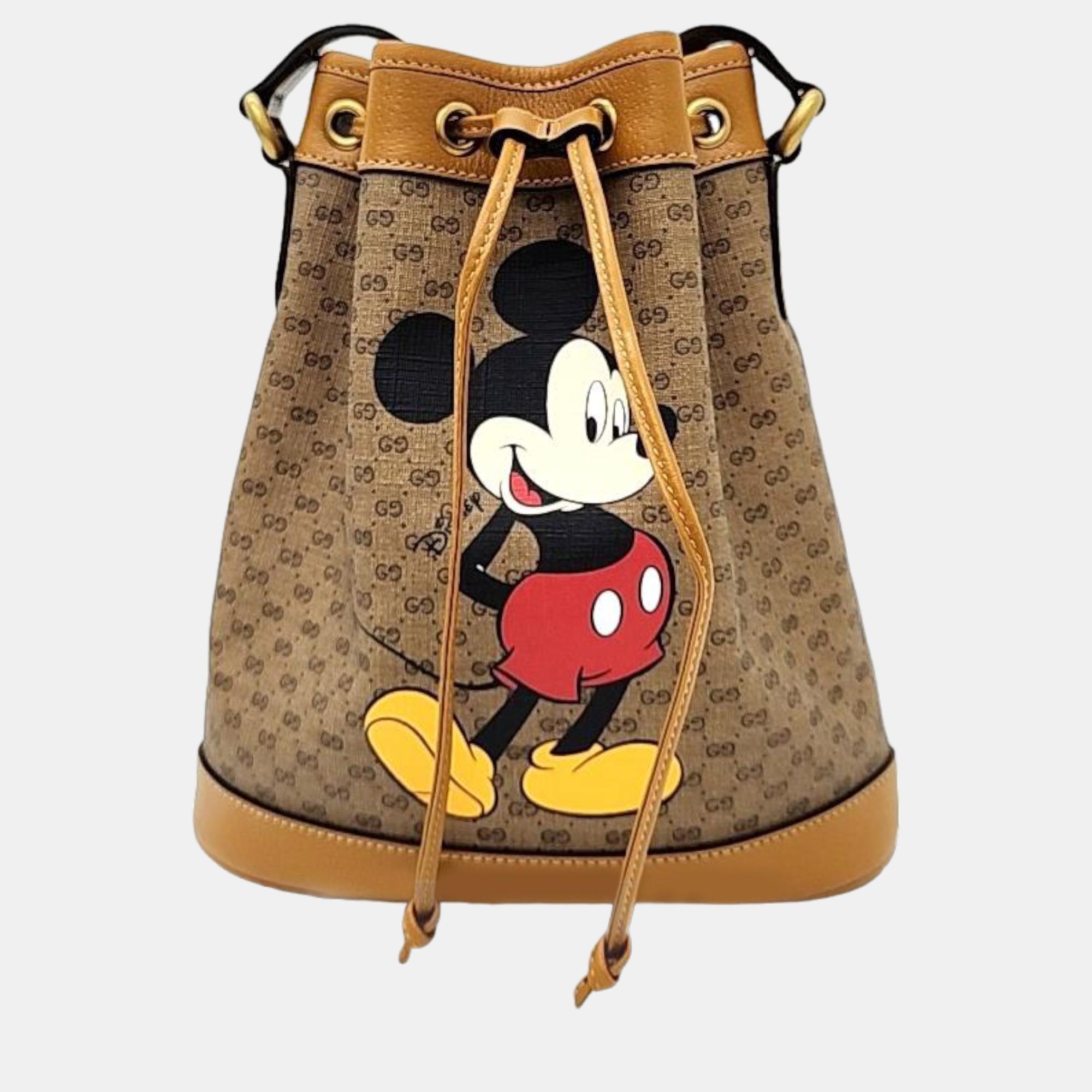 Gucci X Disney Printed Bucket Bag
