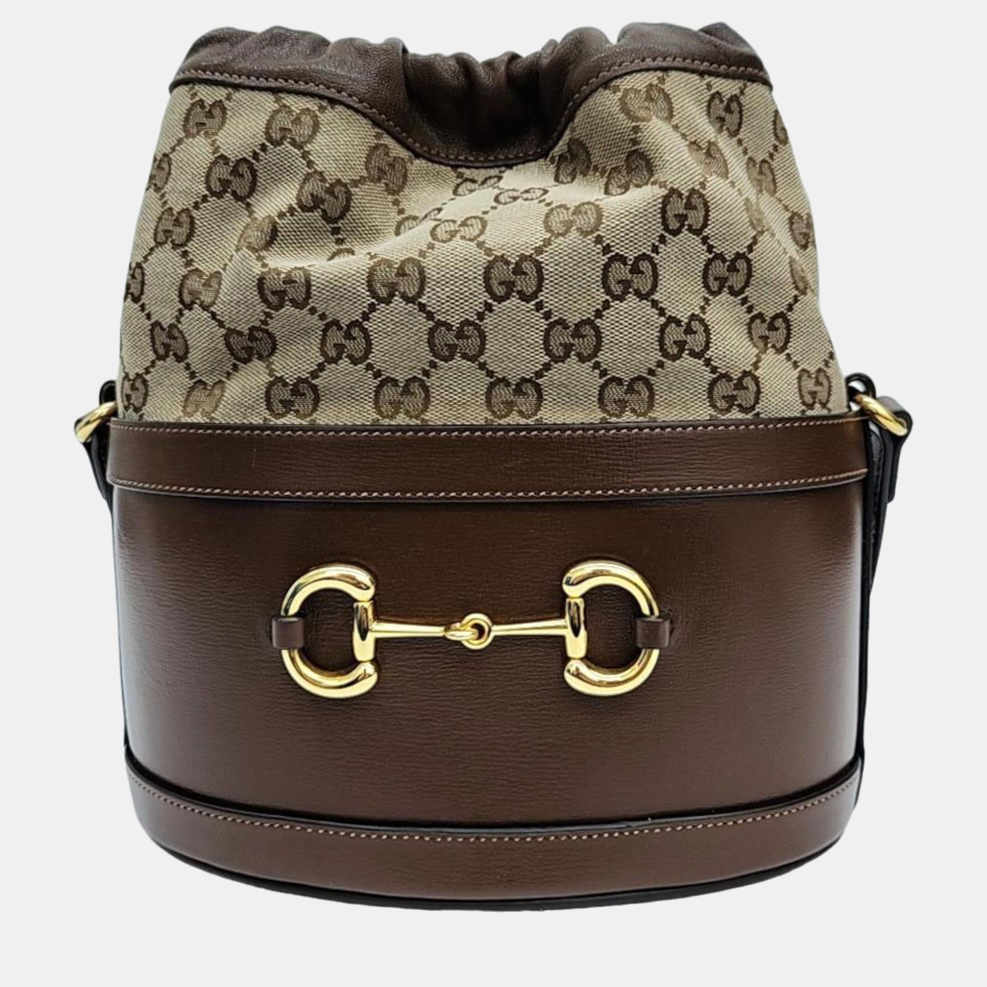 Gucci 1955 Horsebit Bucket Bag (602118)