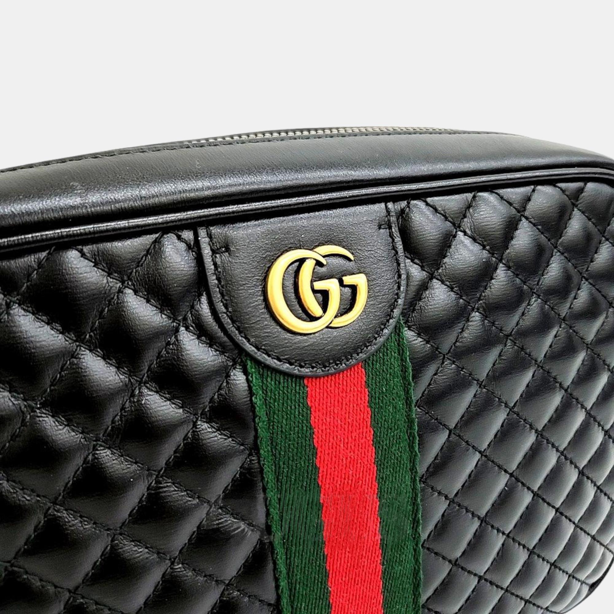 Gucci Quilted Web Cross Bag (541051)