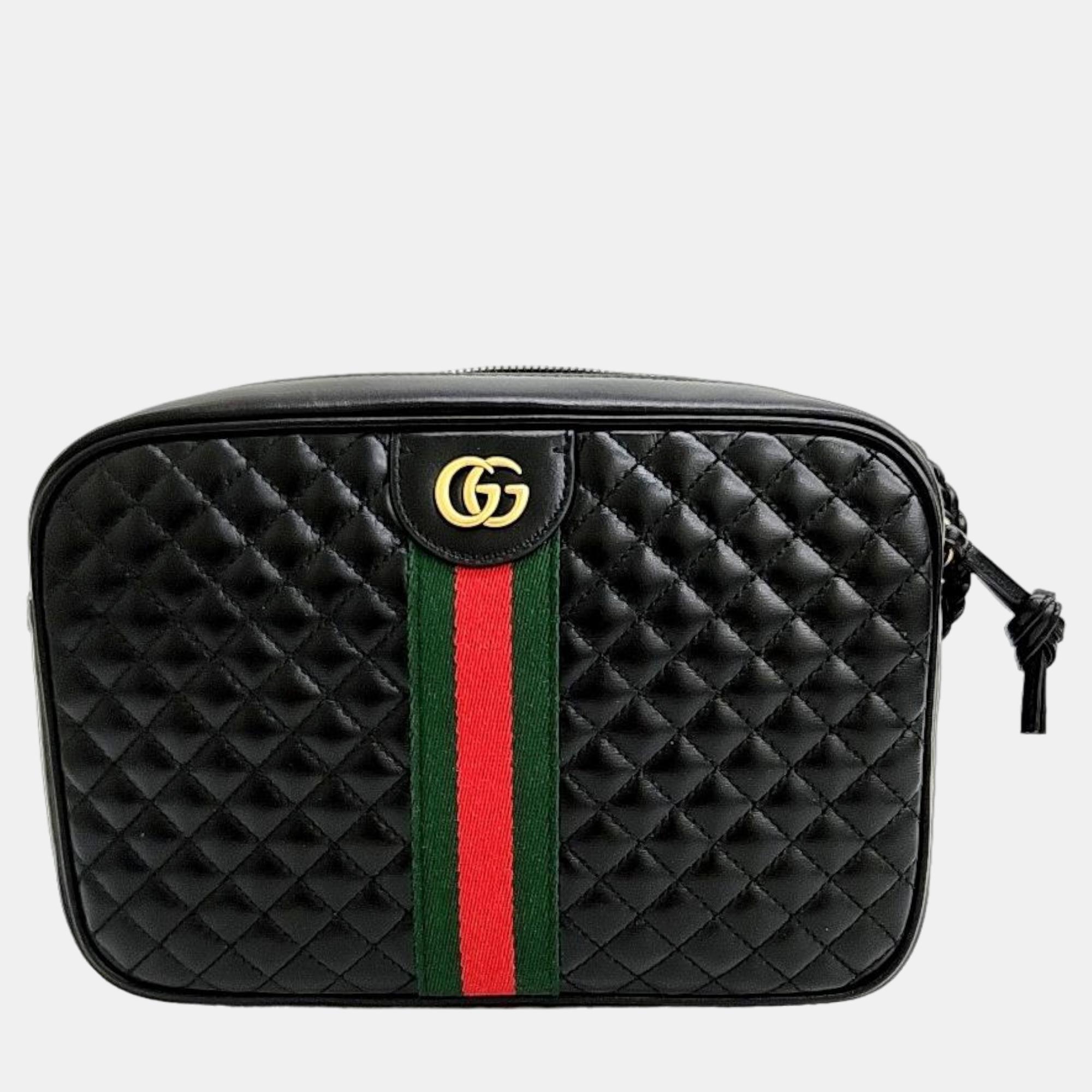 Gucci quilted web cross bag (541051)