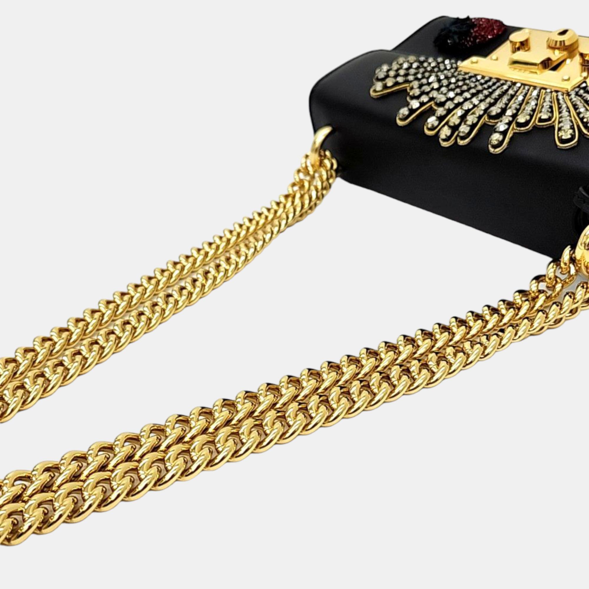 Gucci Padlock Leather Shoulder Bag (432182)