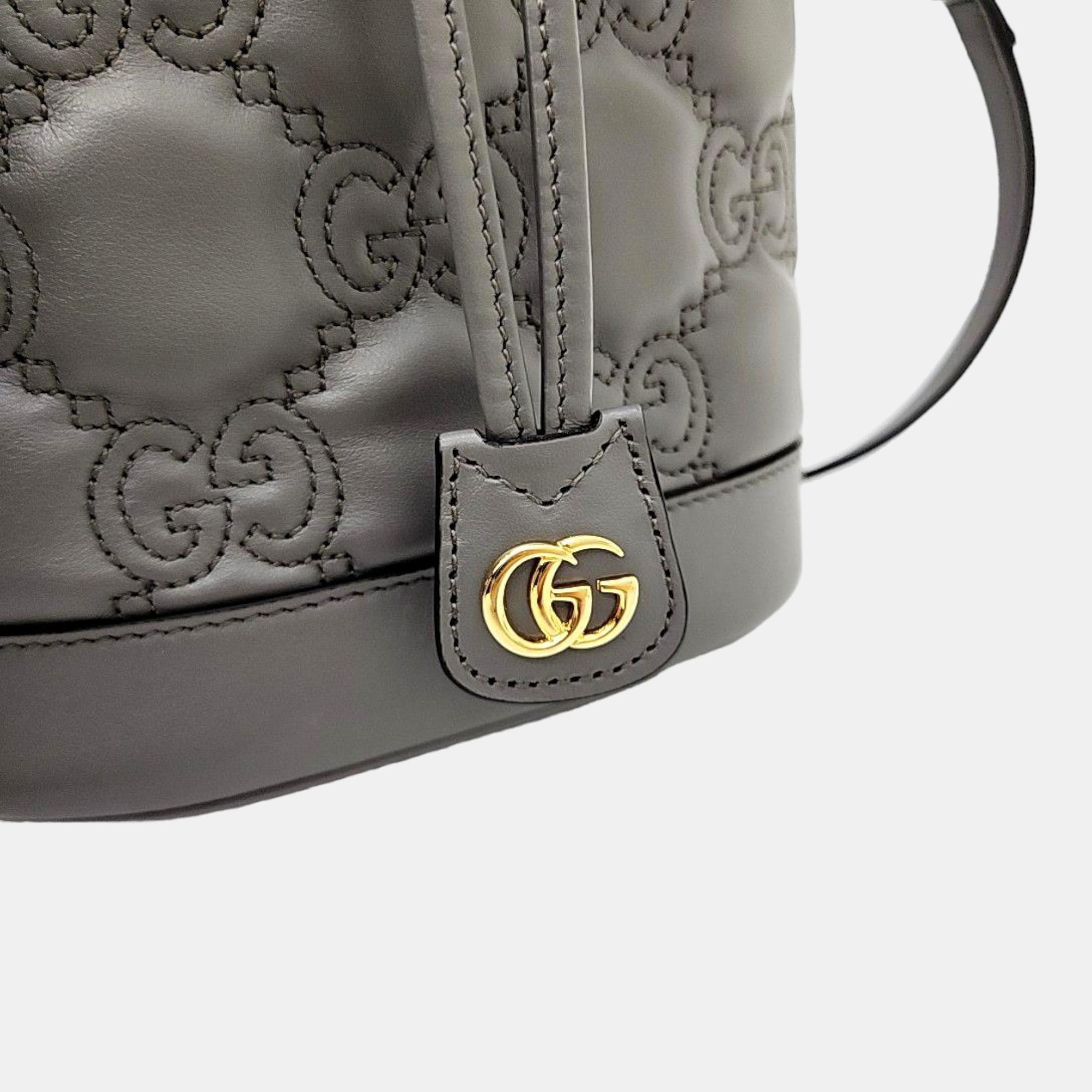Gucci Marmont Matelasse Leather Bucket Bag (728231)