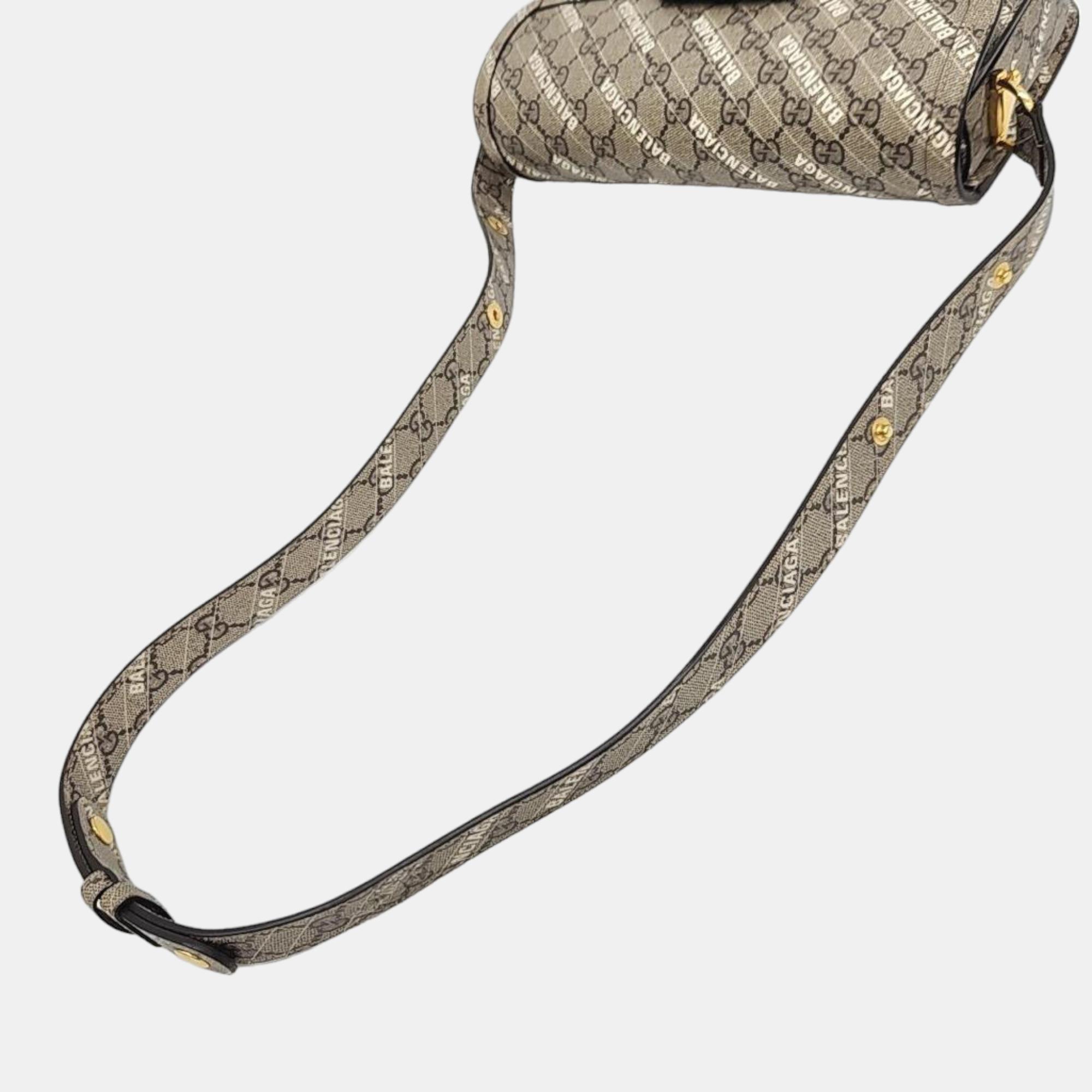 Gucci Beige Canvas Shoulder Bag