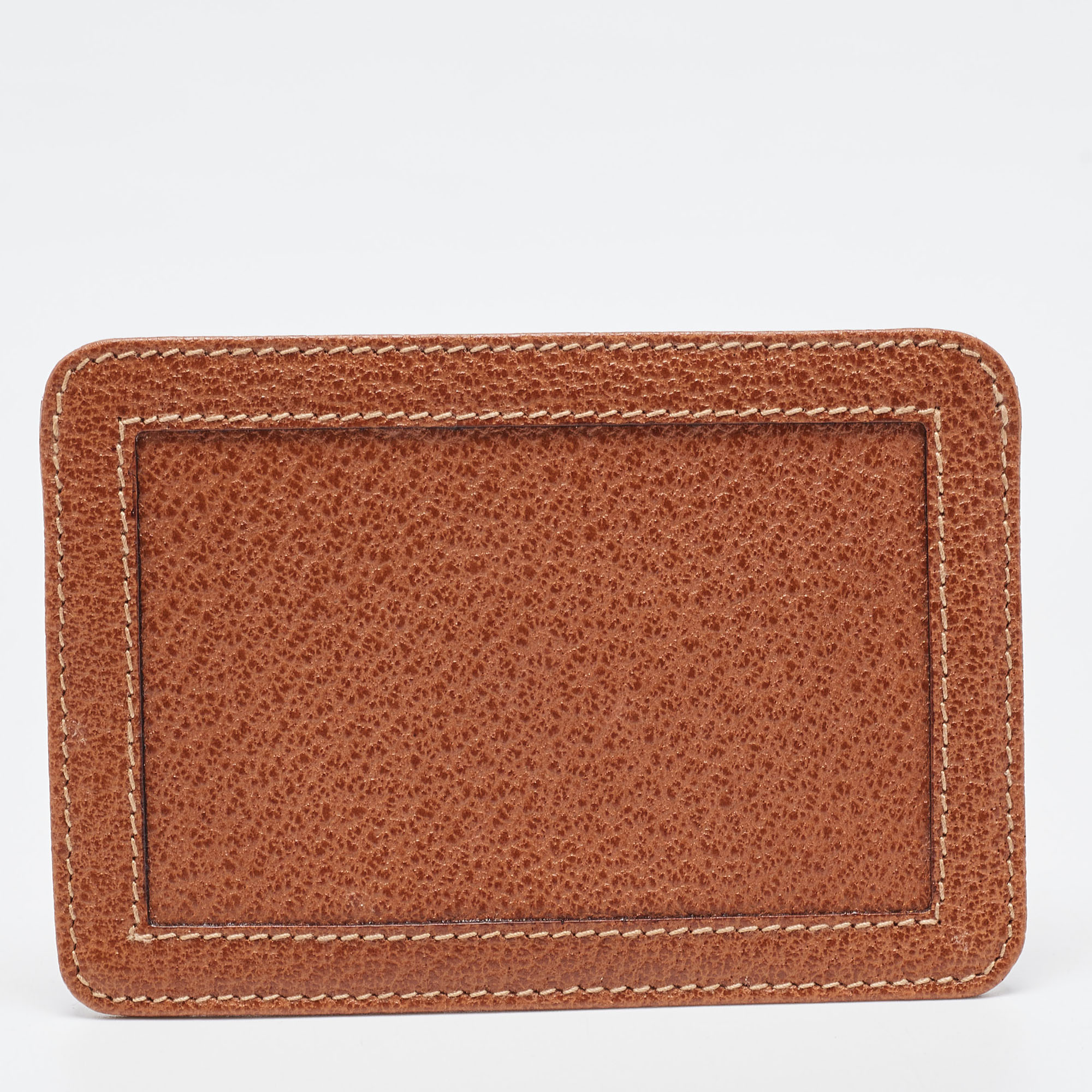 Gucci Brown Leather Card Holder