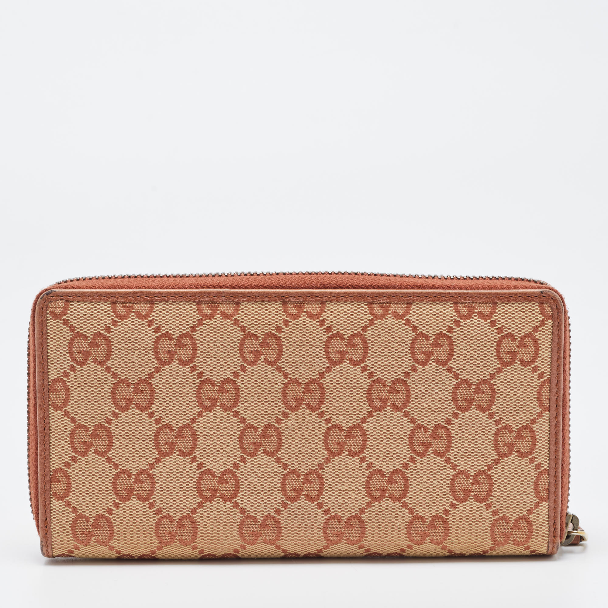 Gucci Beige GG Canvas New York Yankees Continental Wallet