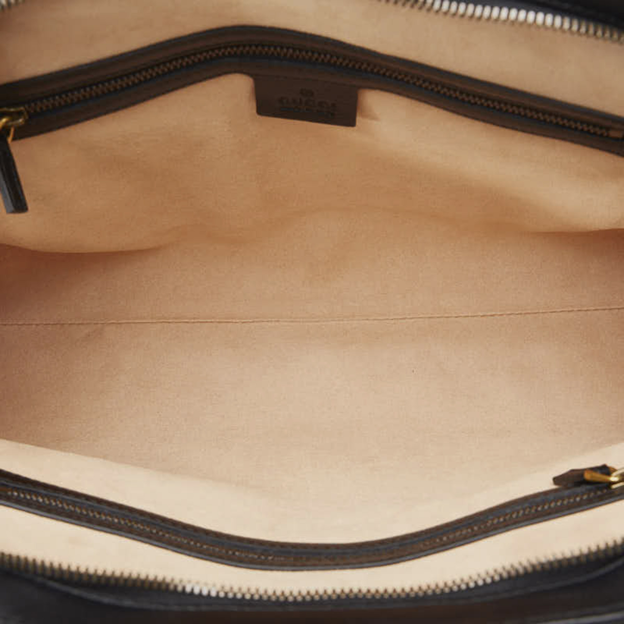 Gucci Black Leather Medium Rebelle Top Handle Bag