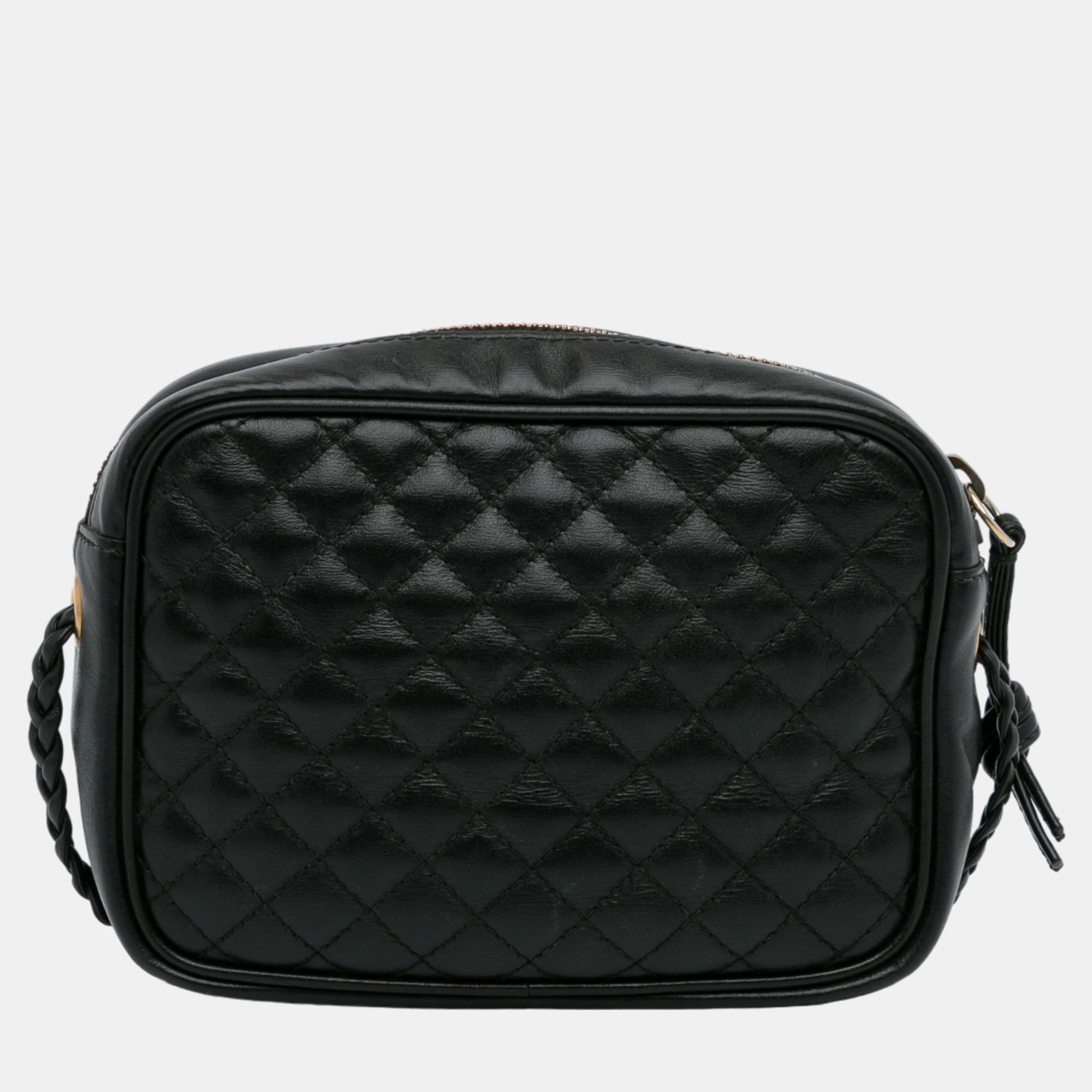 Gucci Black Mini Trapuntata Crossbody Bag