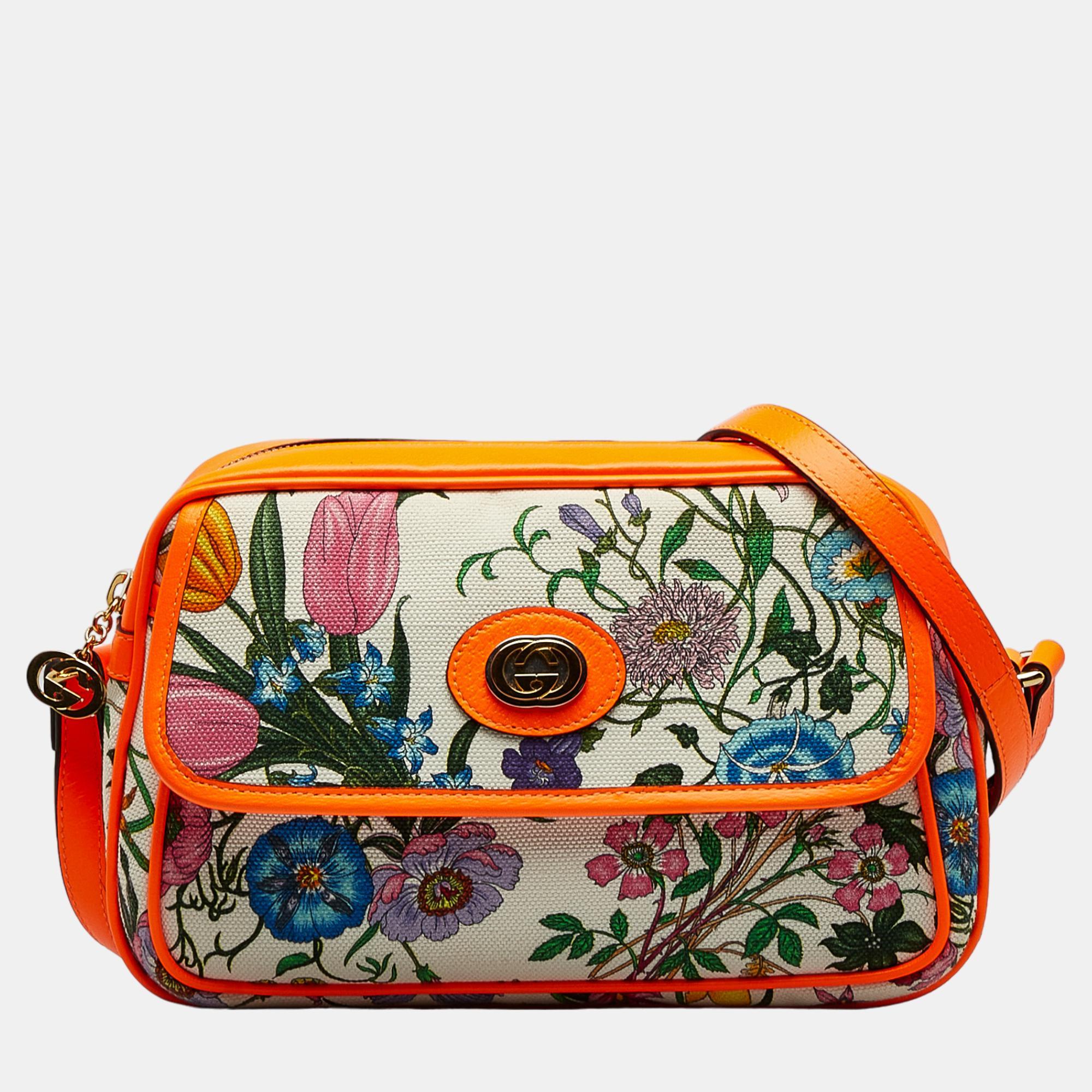 Gucci Multicolour Small Flora Crossbody Bag