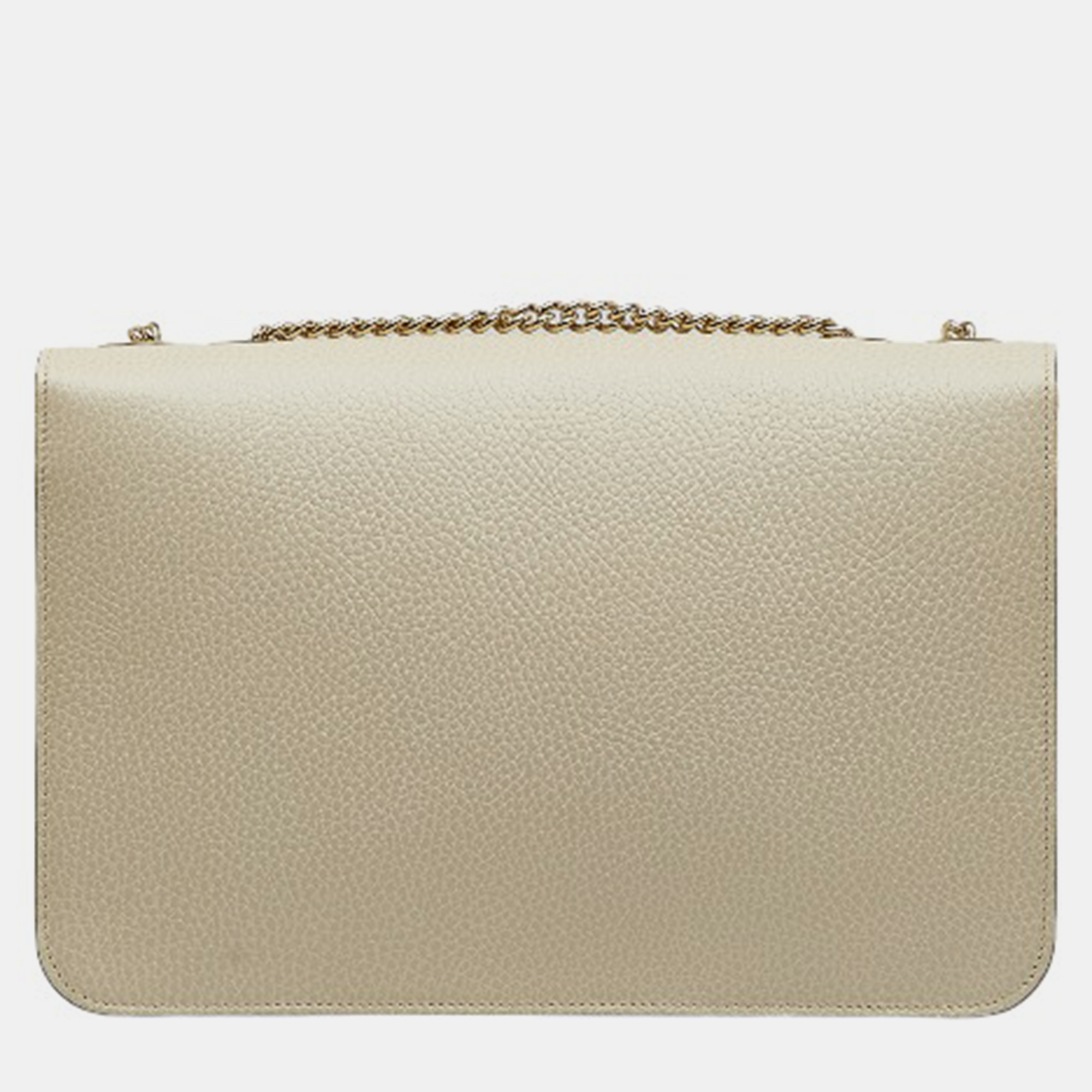 Gucci White Medium Dollar Interlocking GG Shoulder Bag