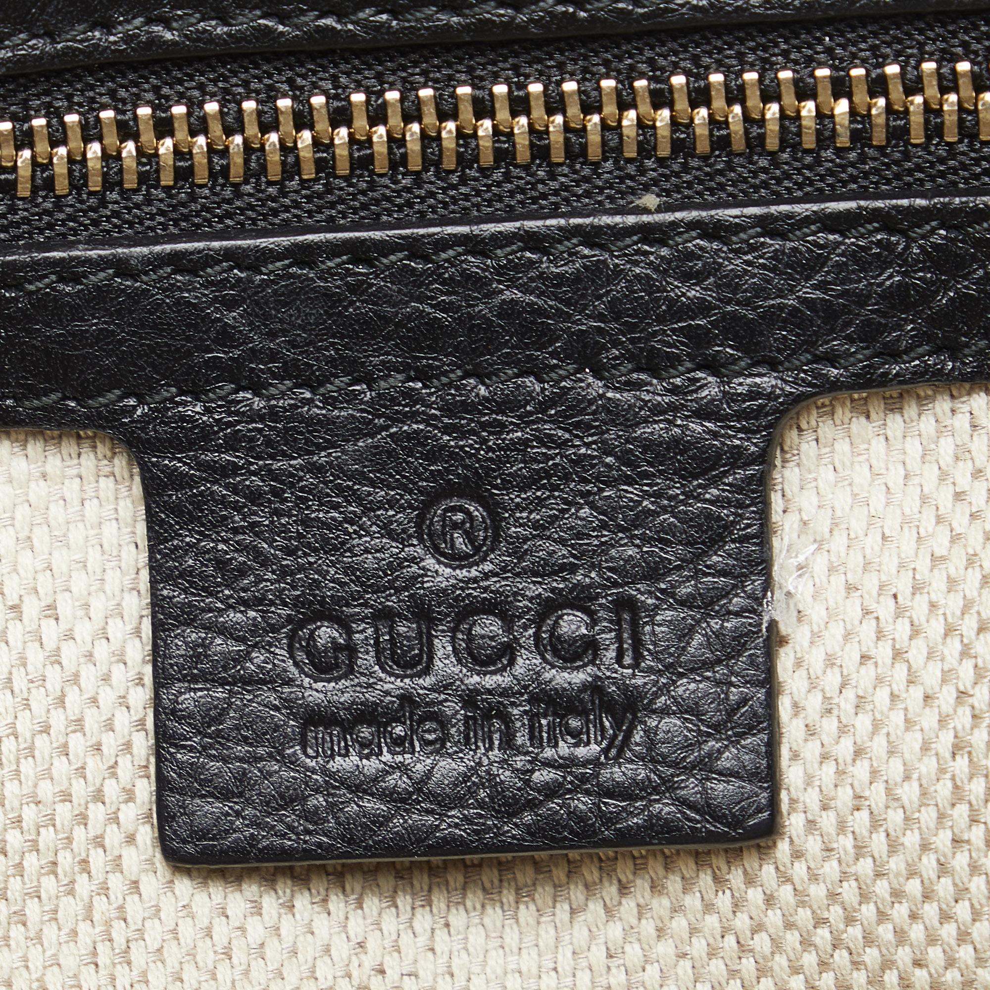 Gucci Black Medium Soho Chain Tote
