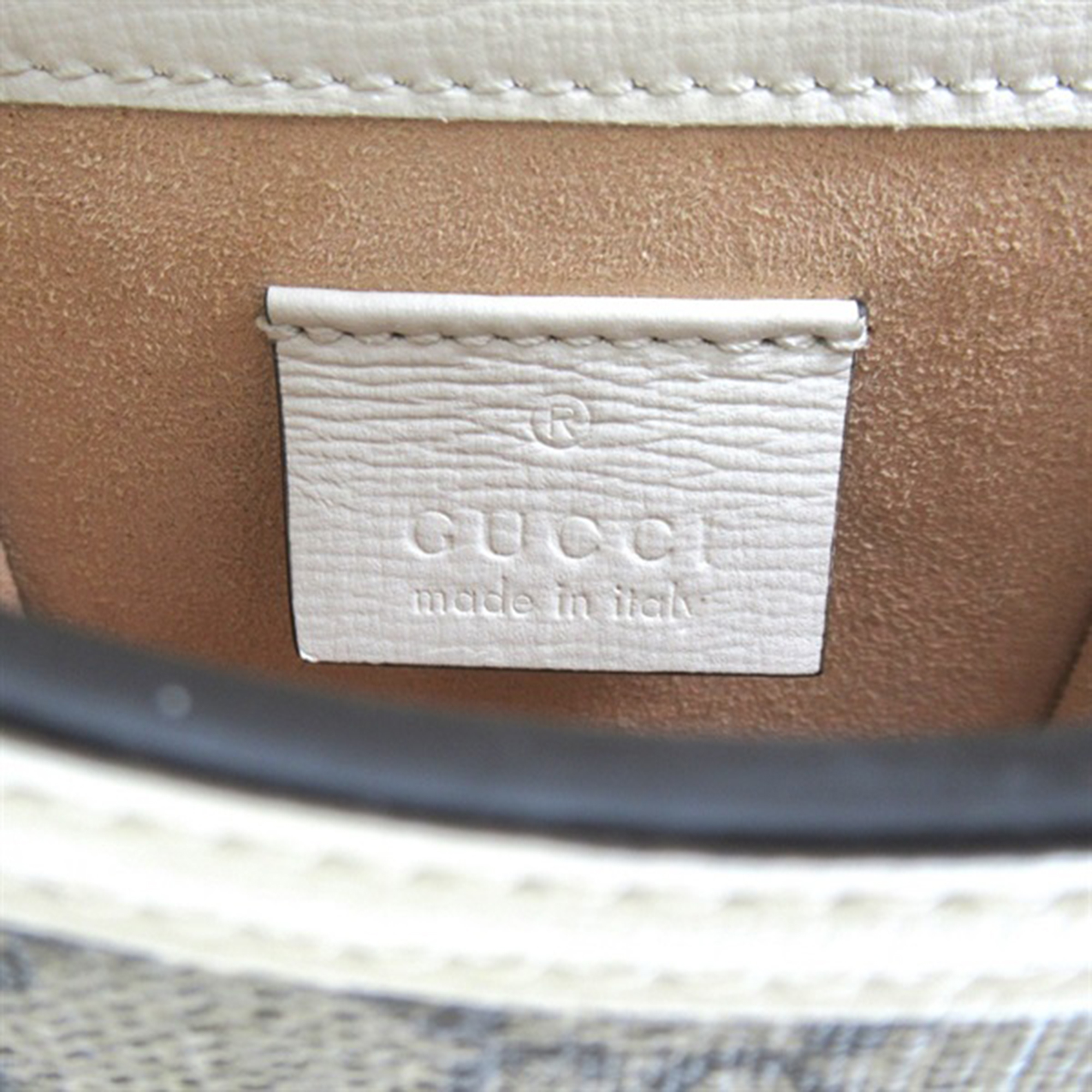 Gucci Brown Canvas GG Canvas Horsebit 1955 Mini Bag