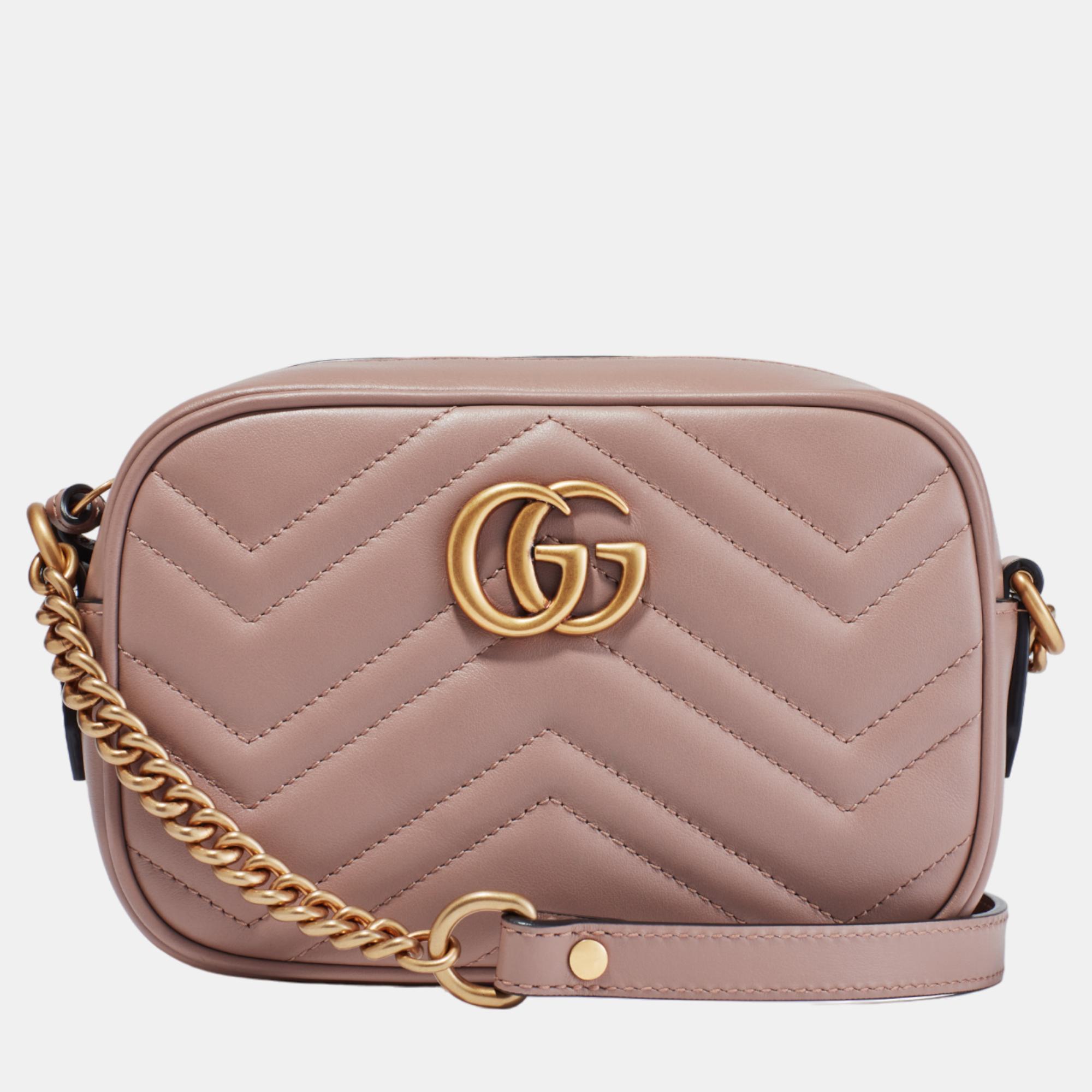 Gucci GG Marmont Mini Leather Shoulder Bag