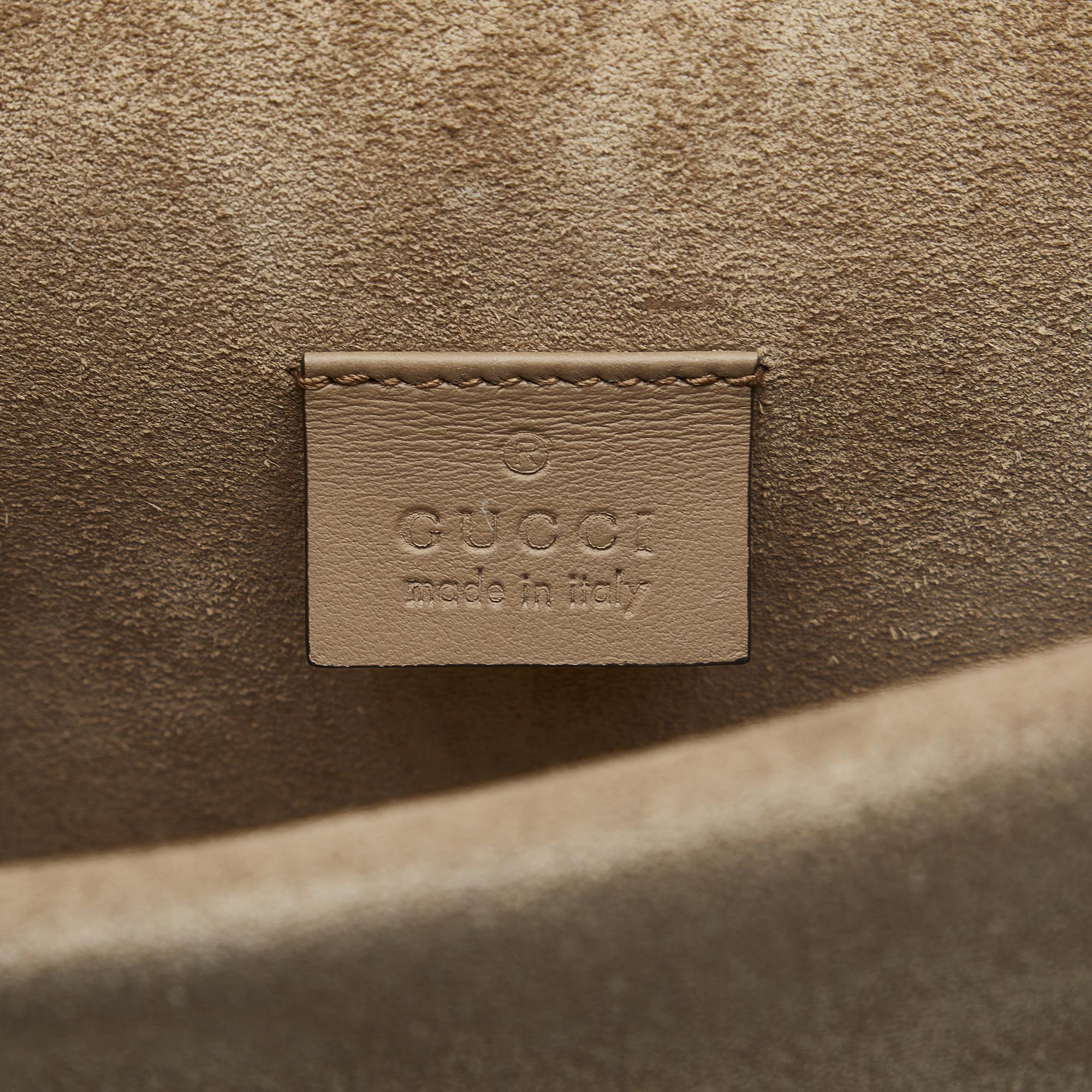 Gucci Beige/Brown Mini GG Supreme Dionysus Crossbody Bag