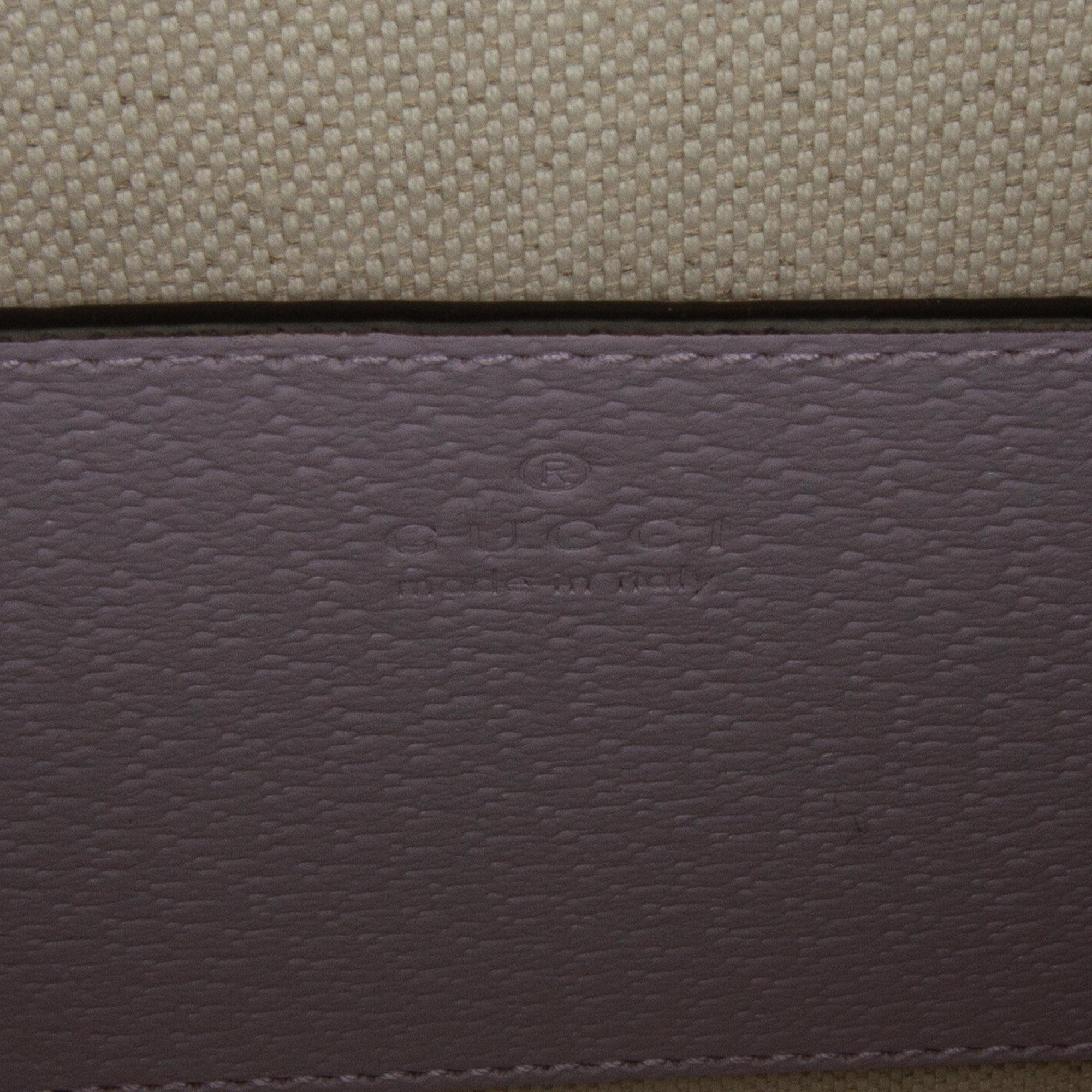 Gucci Purple/Beige Small Jumbo GG Web Ophidia Crossbody Bag