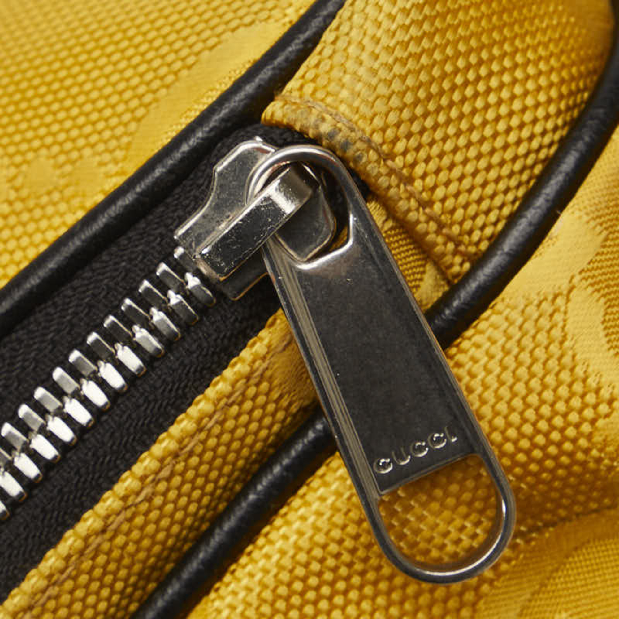 Gucci Yellow GG Nylon Econyl Off The Grid Crossbody Bag